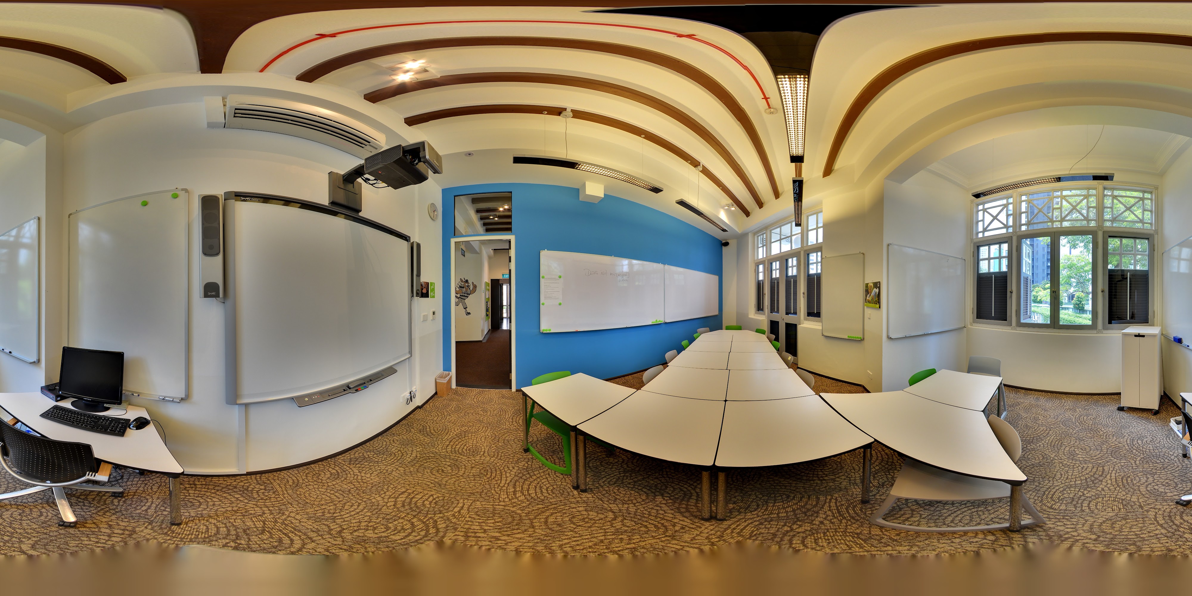 Classroom Setting Interior Scene