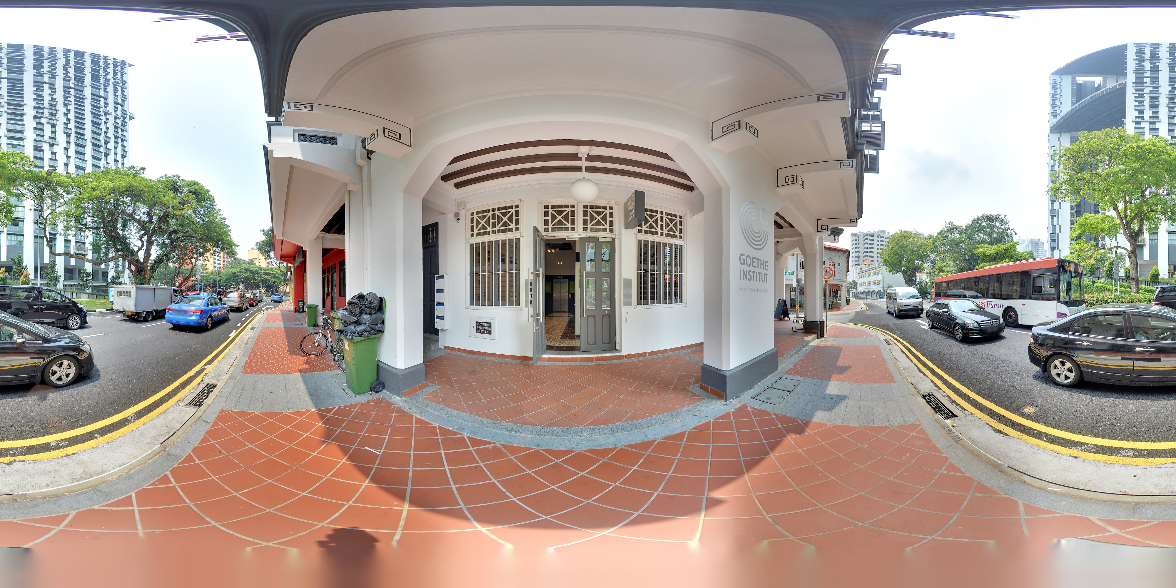 Modern Building and Street Corner