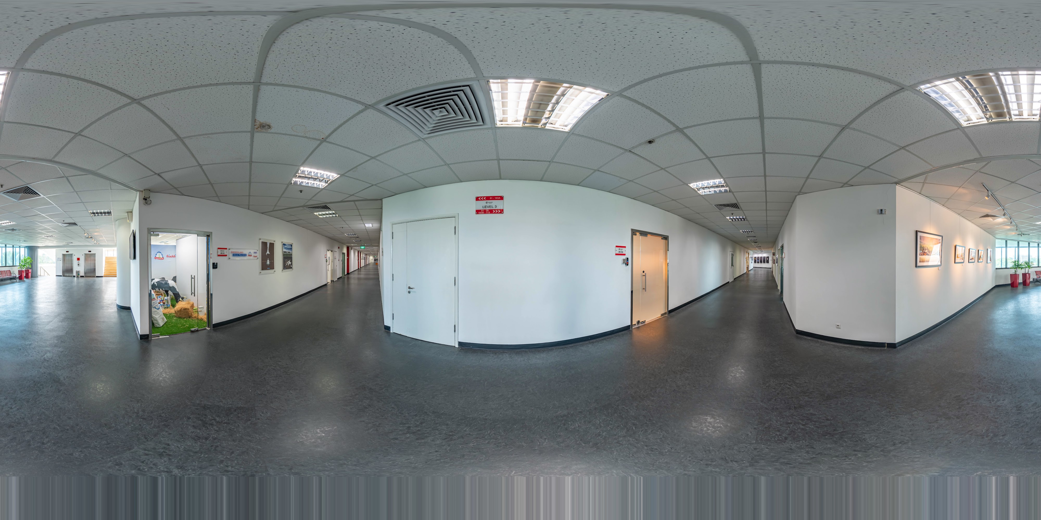 Modern Office Interior Corridor