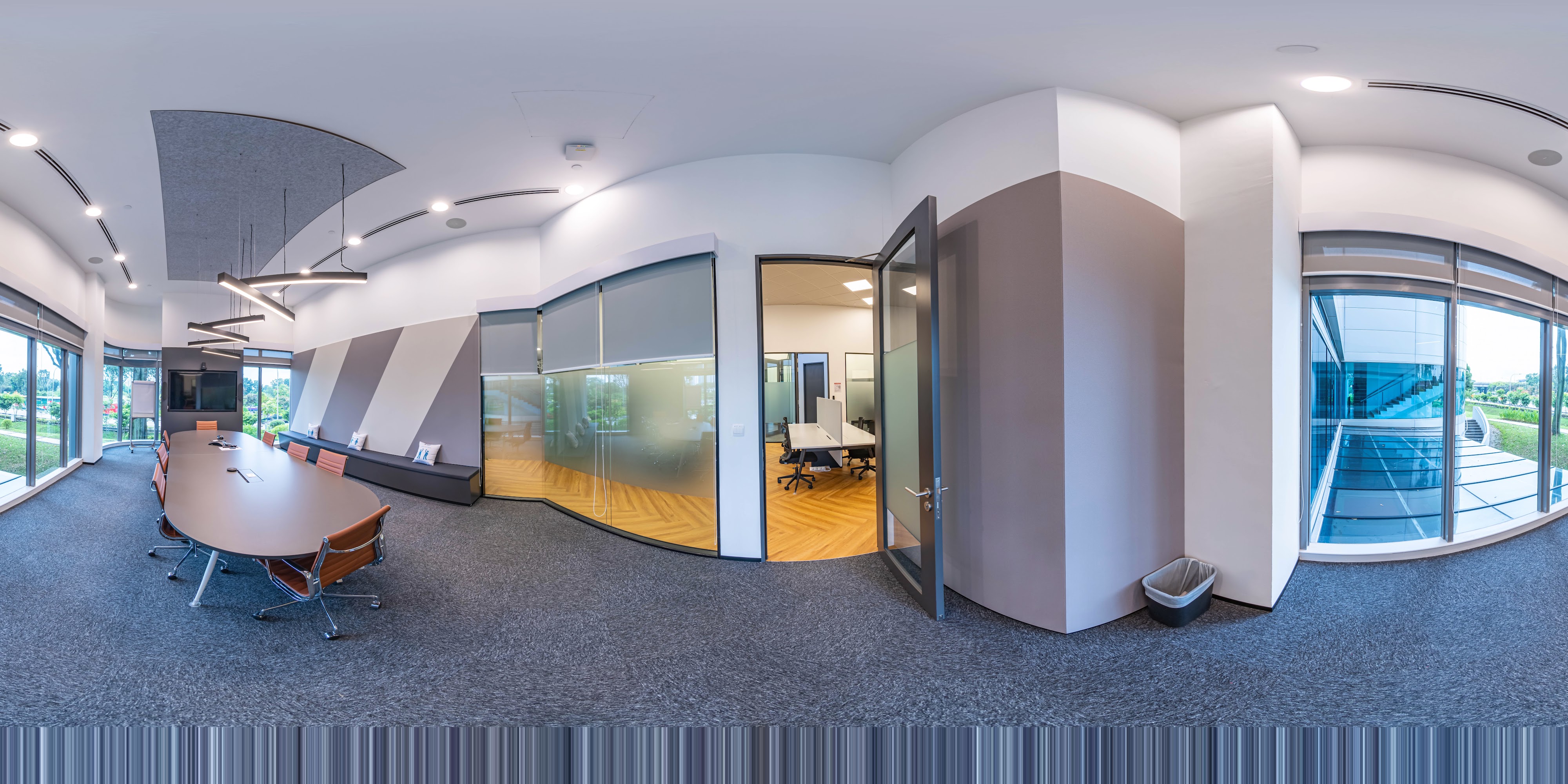 Modern Office Meeting Area