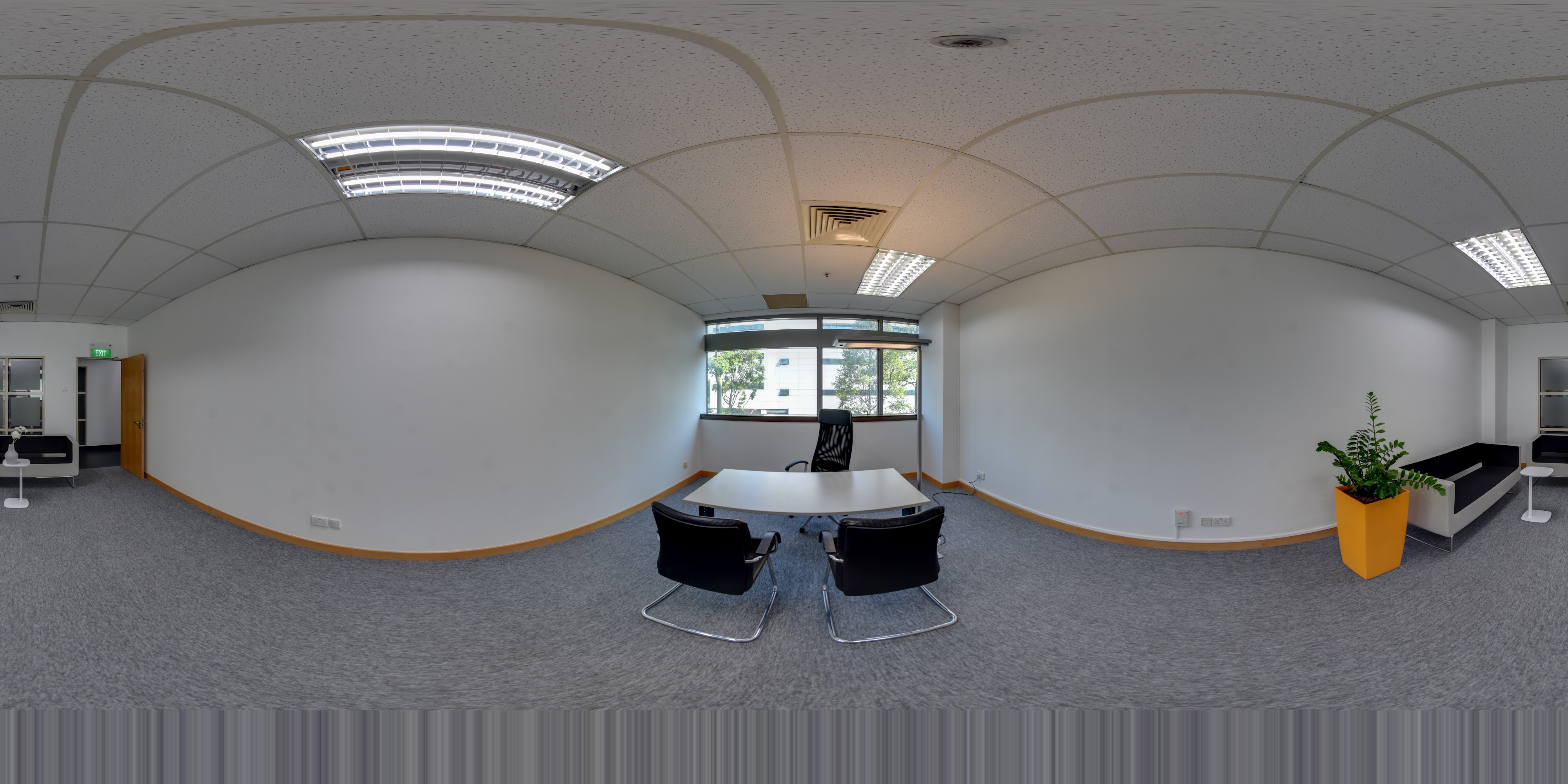 Minimalist Meeting Room Setup