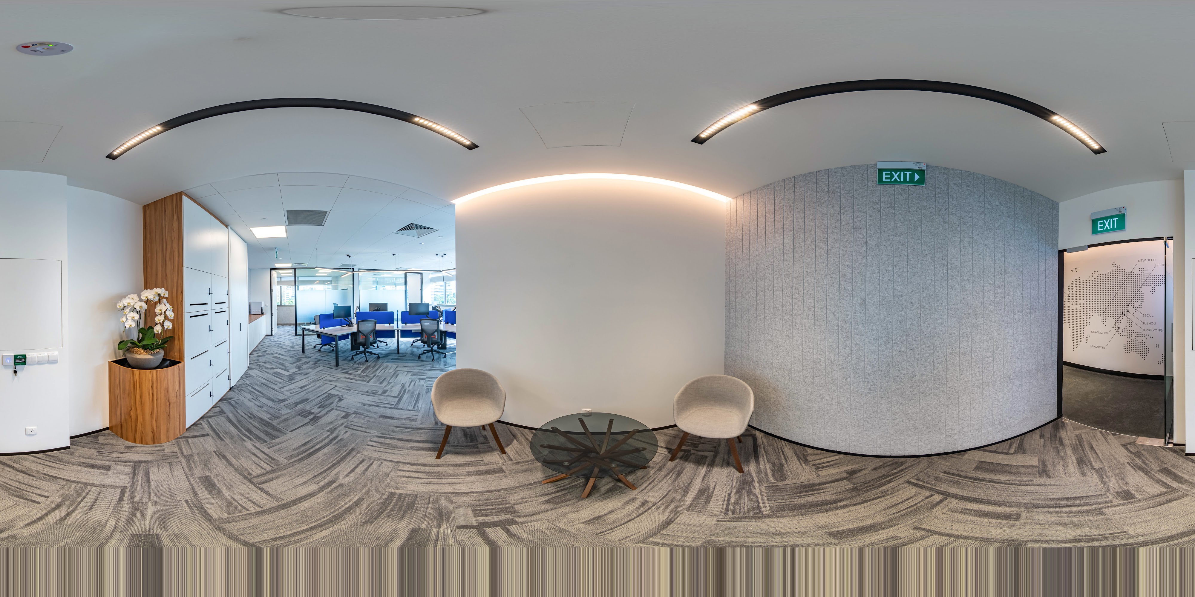 Modern Office Waiting Area