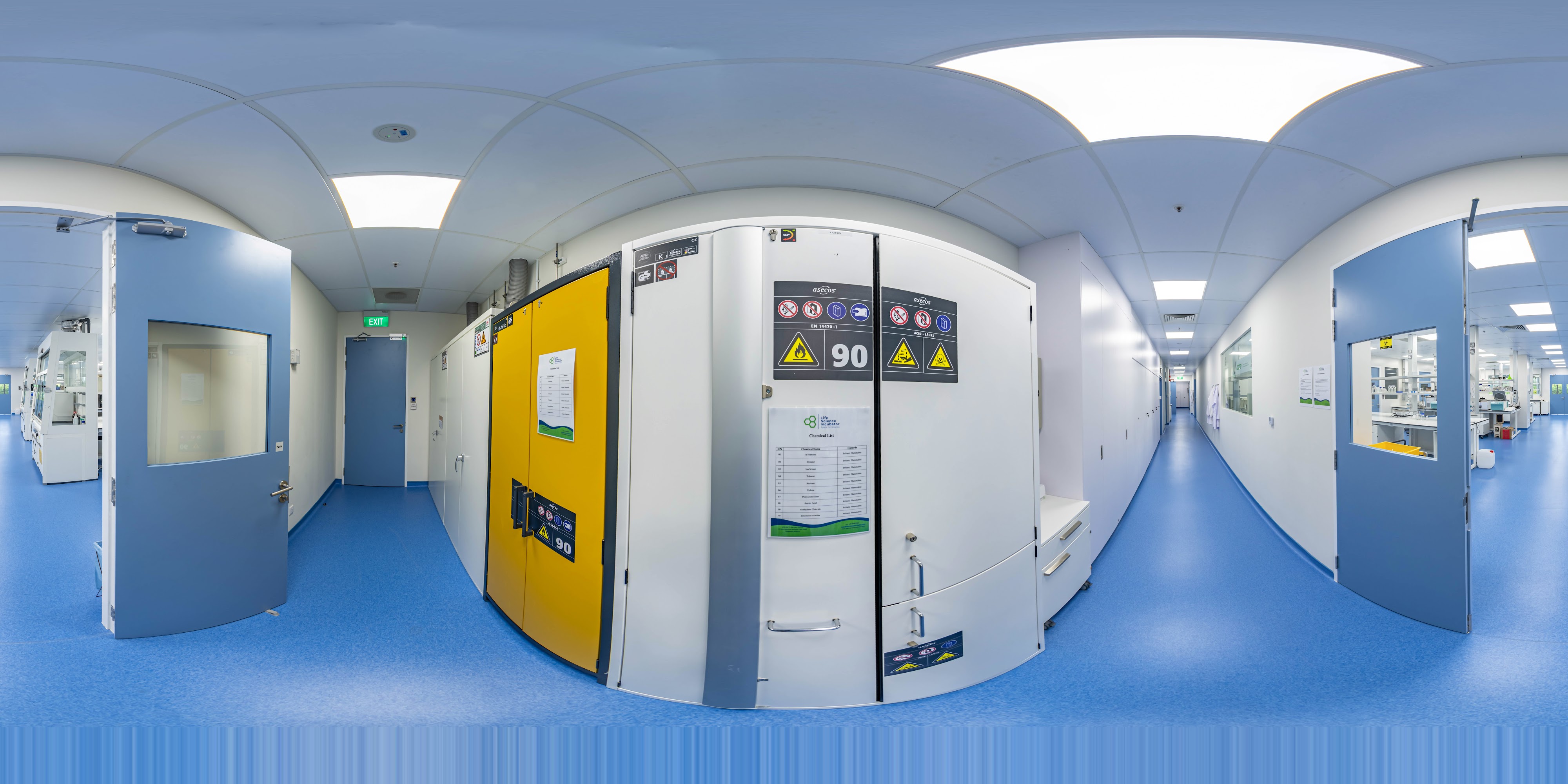 Corridor and Laboratory Access Points