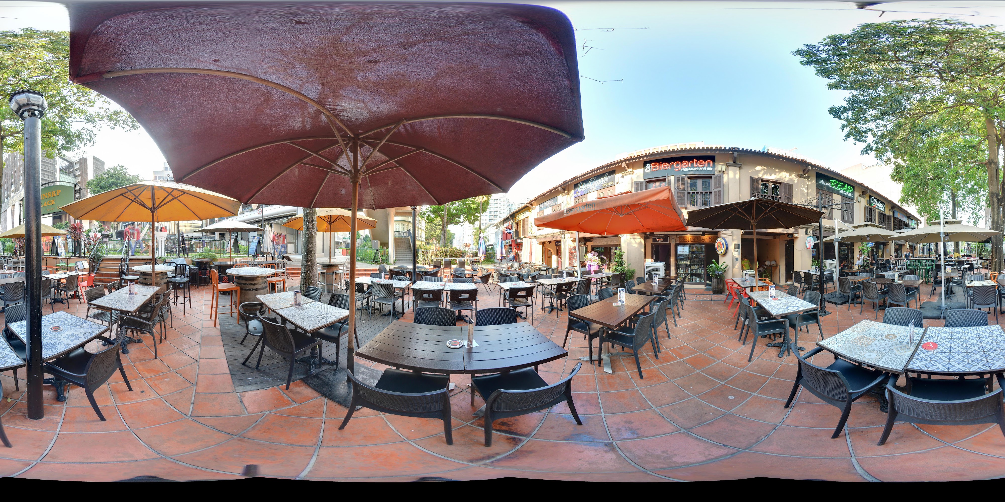 Outdoor Patio Seating Arrangement