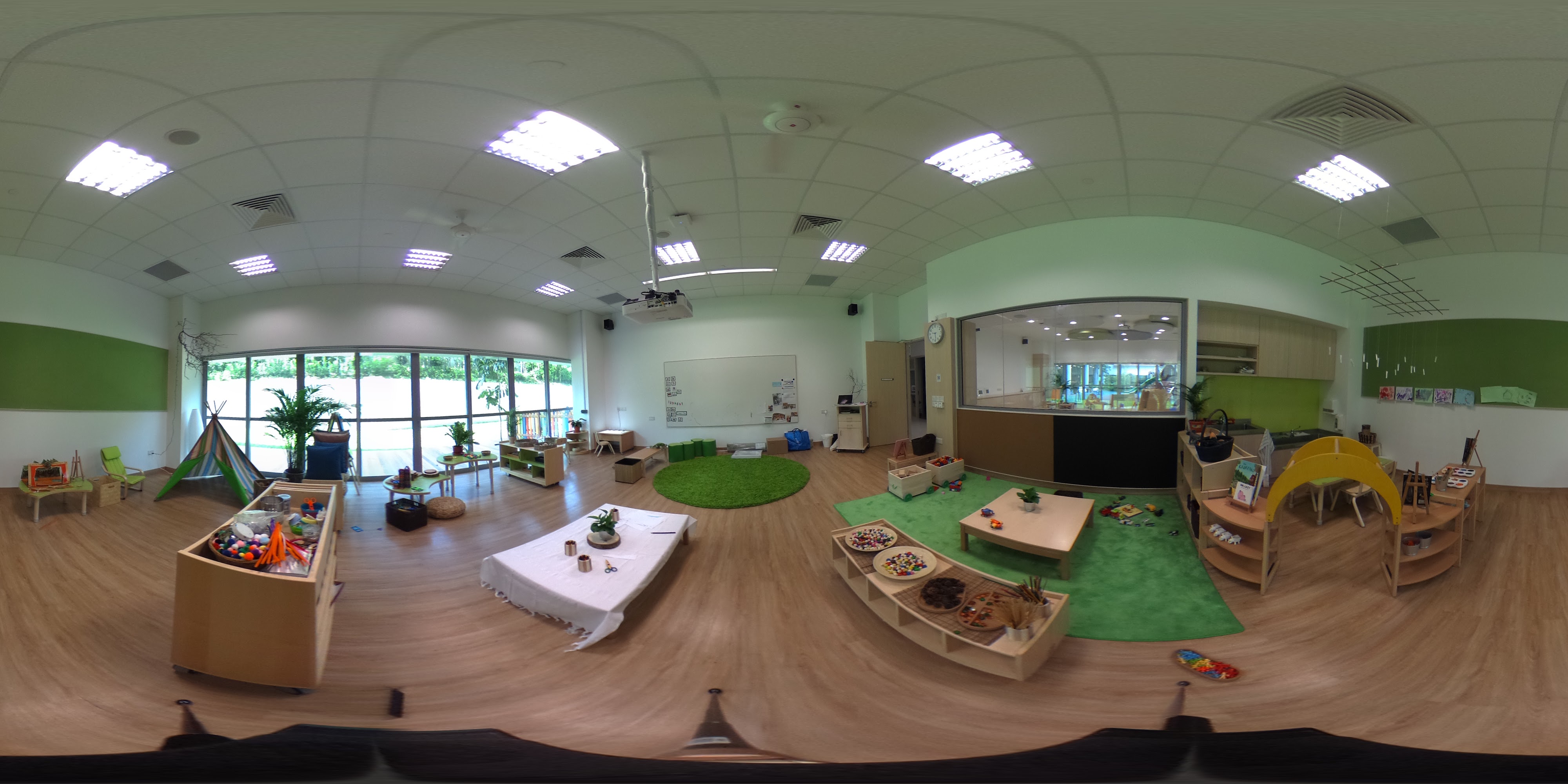 Bright Modern Montessori Classroom