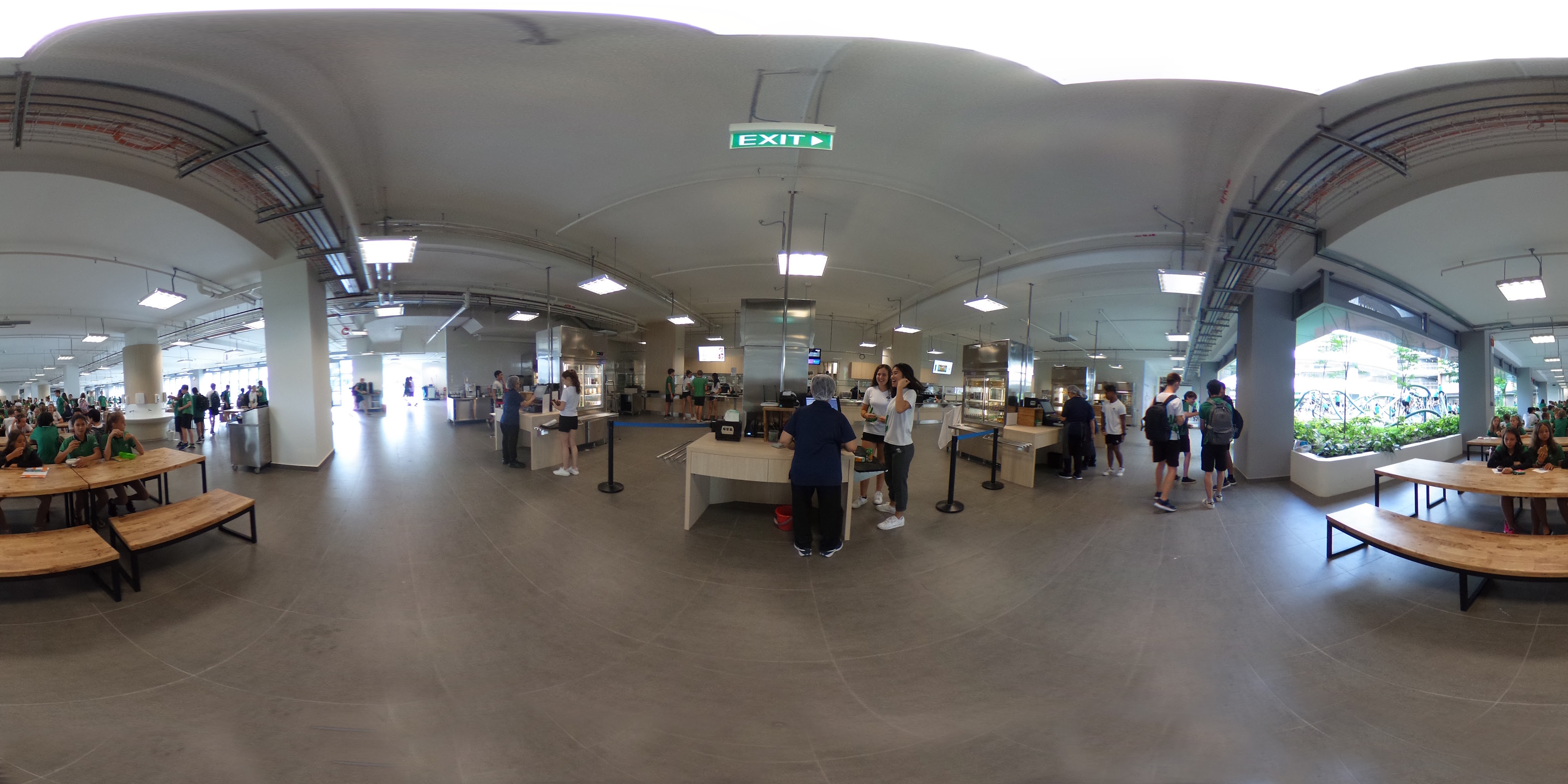 Modern School Canteen Interior