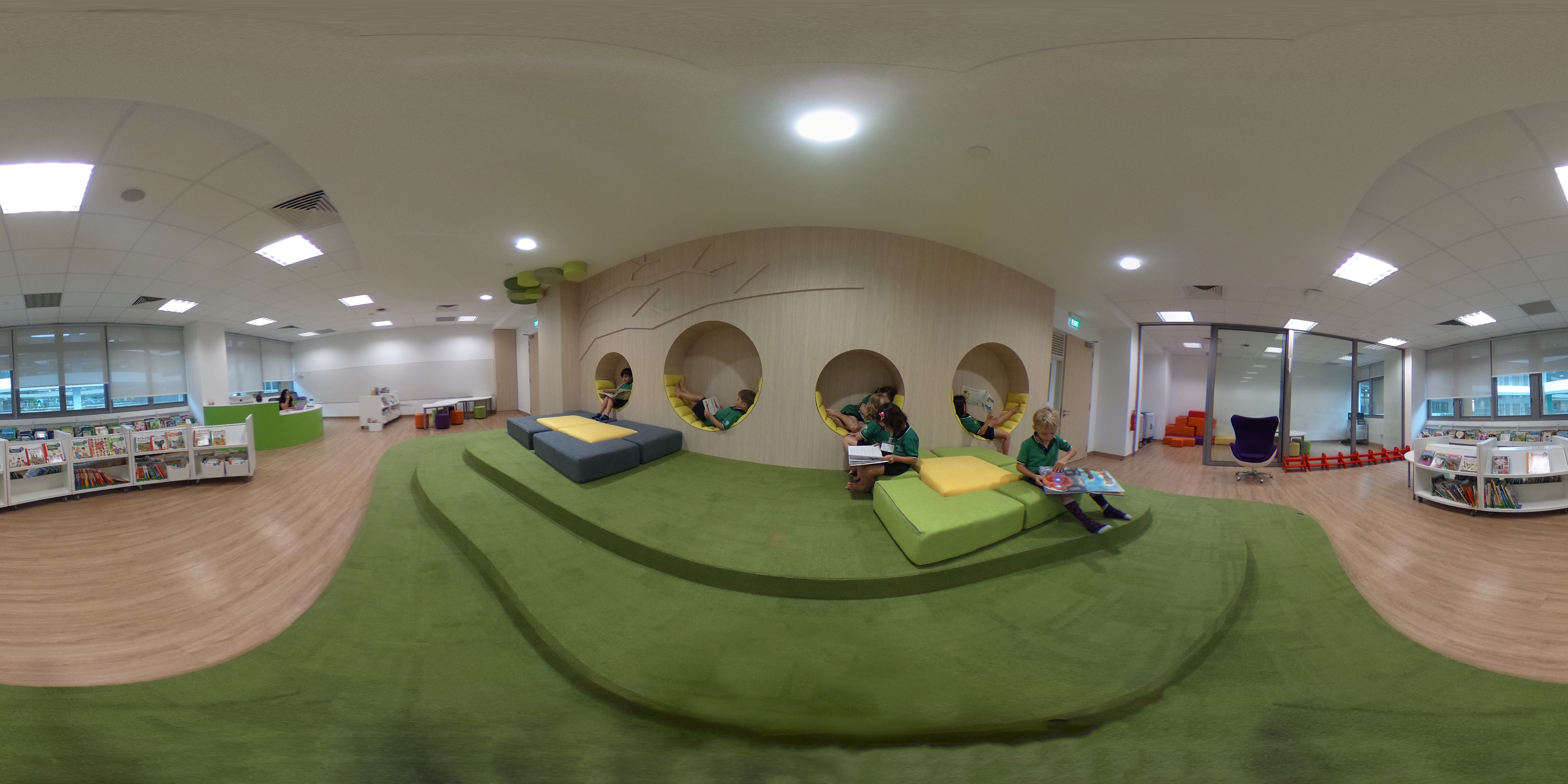 Children's Modern Reading Area