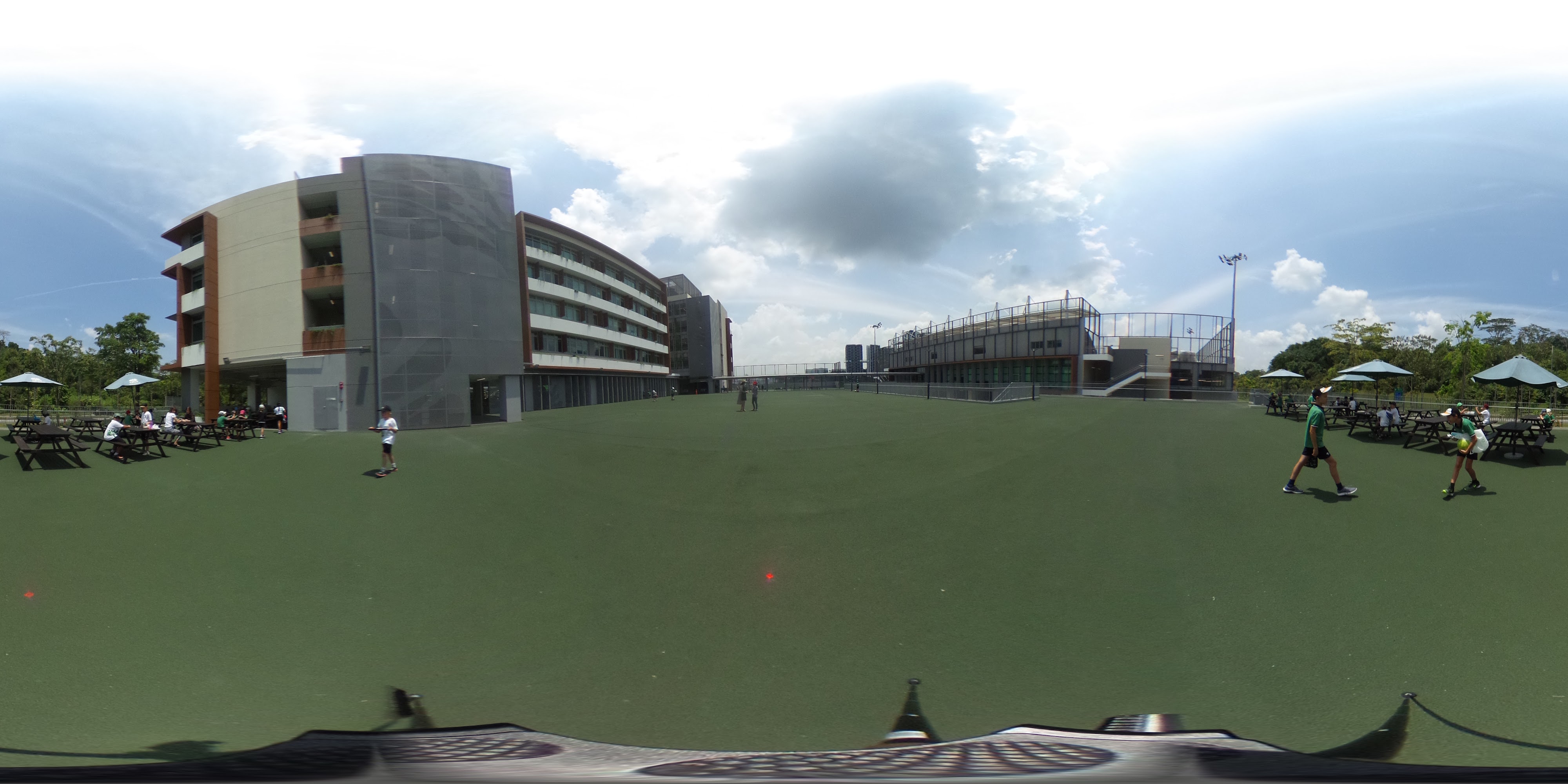 Modern Academy Playfield Scene