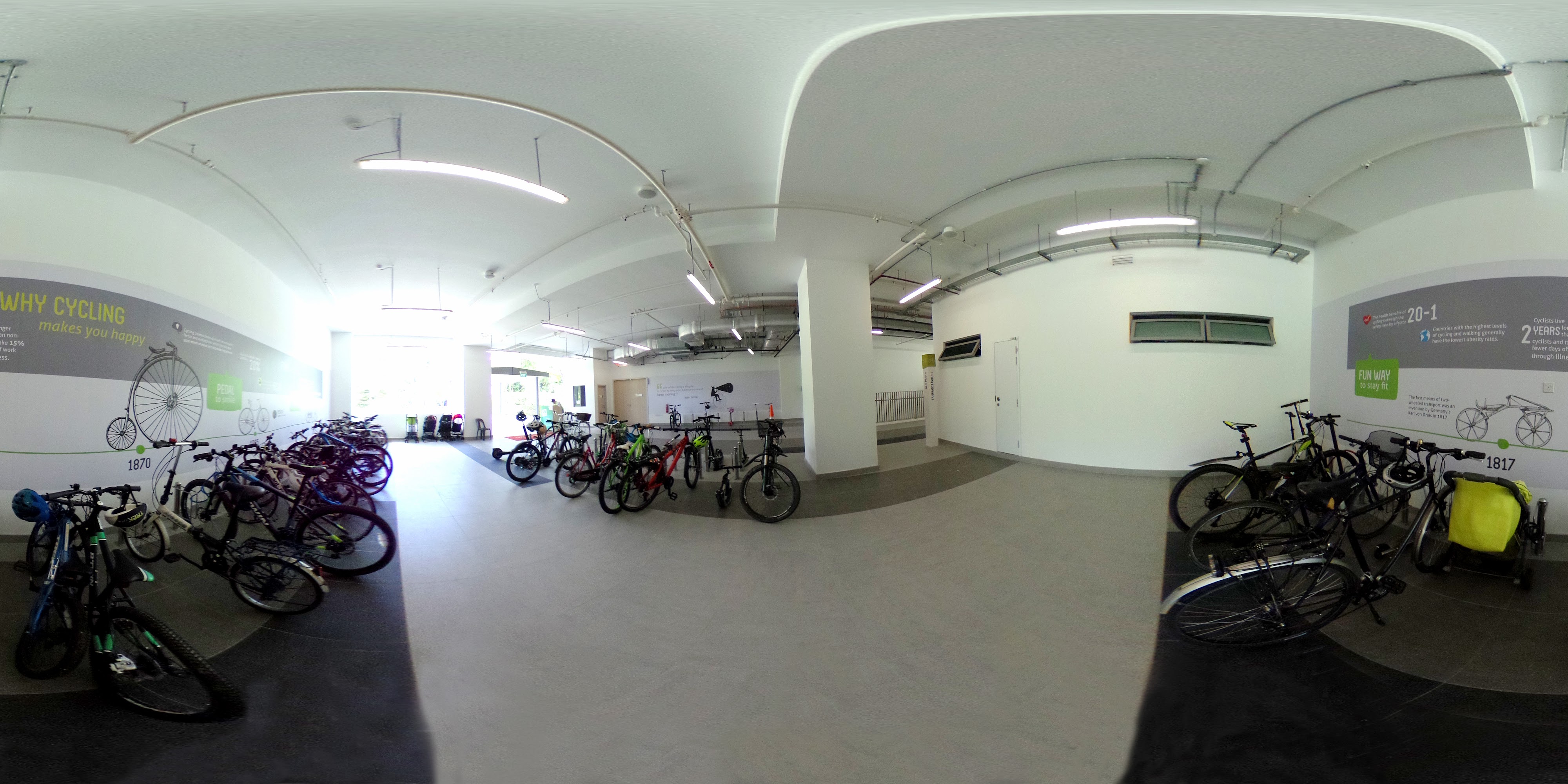 School Bike Storage Facility Area