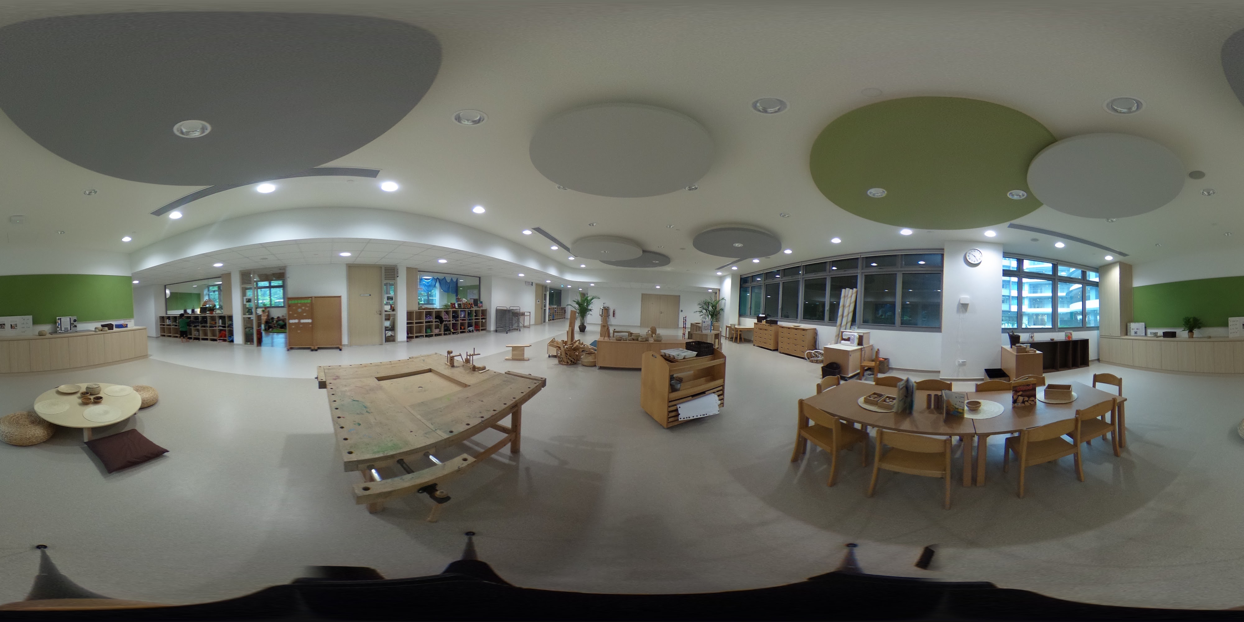 Spacious Modern Classroom Interior