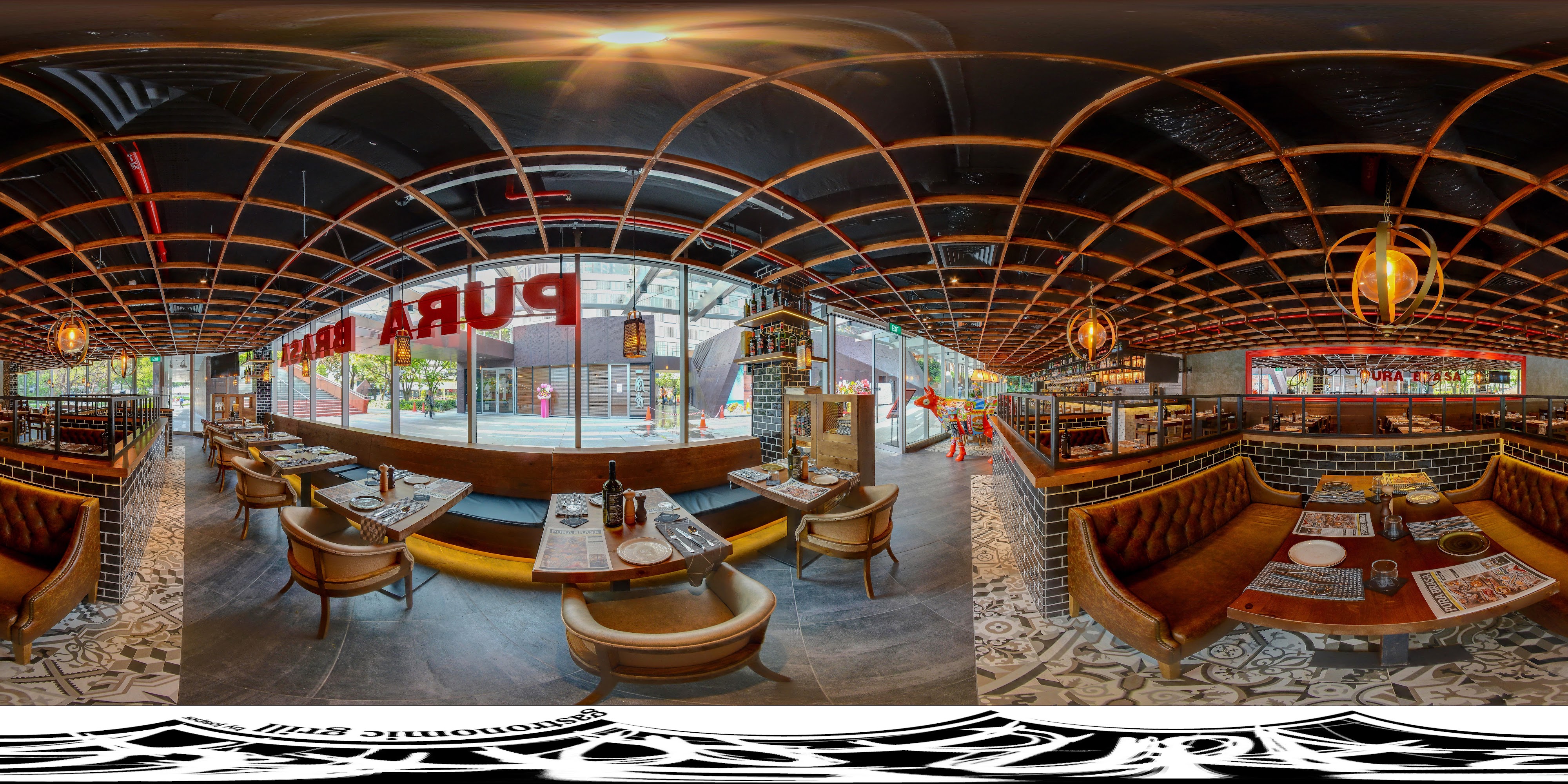 Contemporary Elevated Dining Space