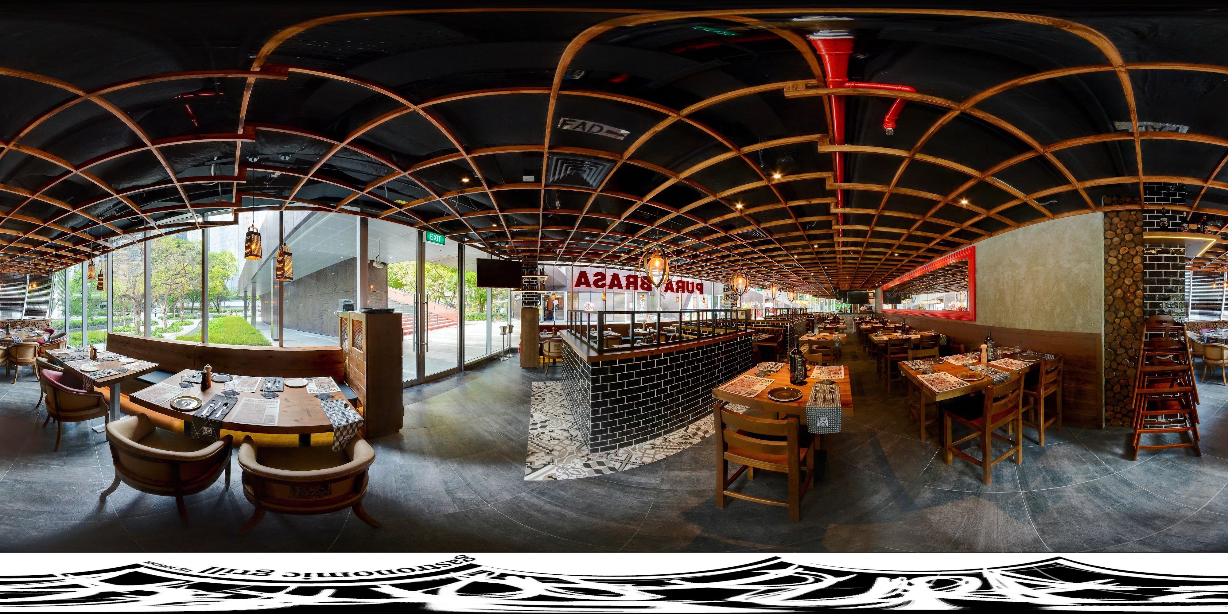 Modern Rustic Dining Interior