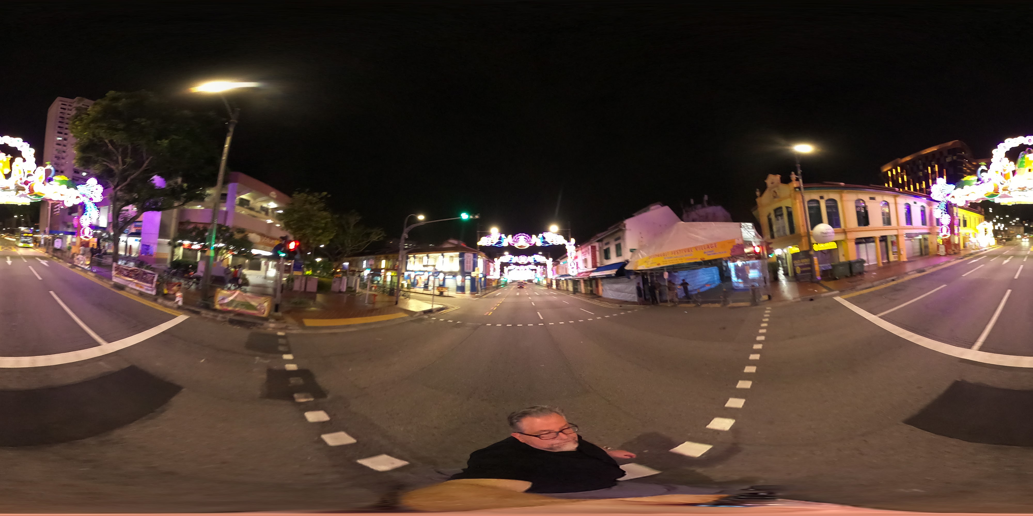 Vibrant Night Street Festival Scene