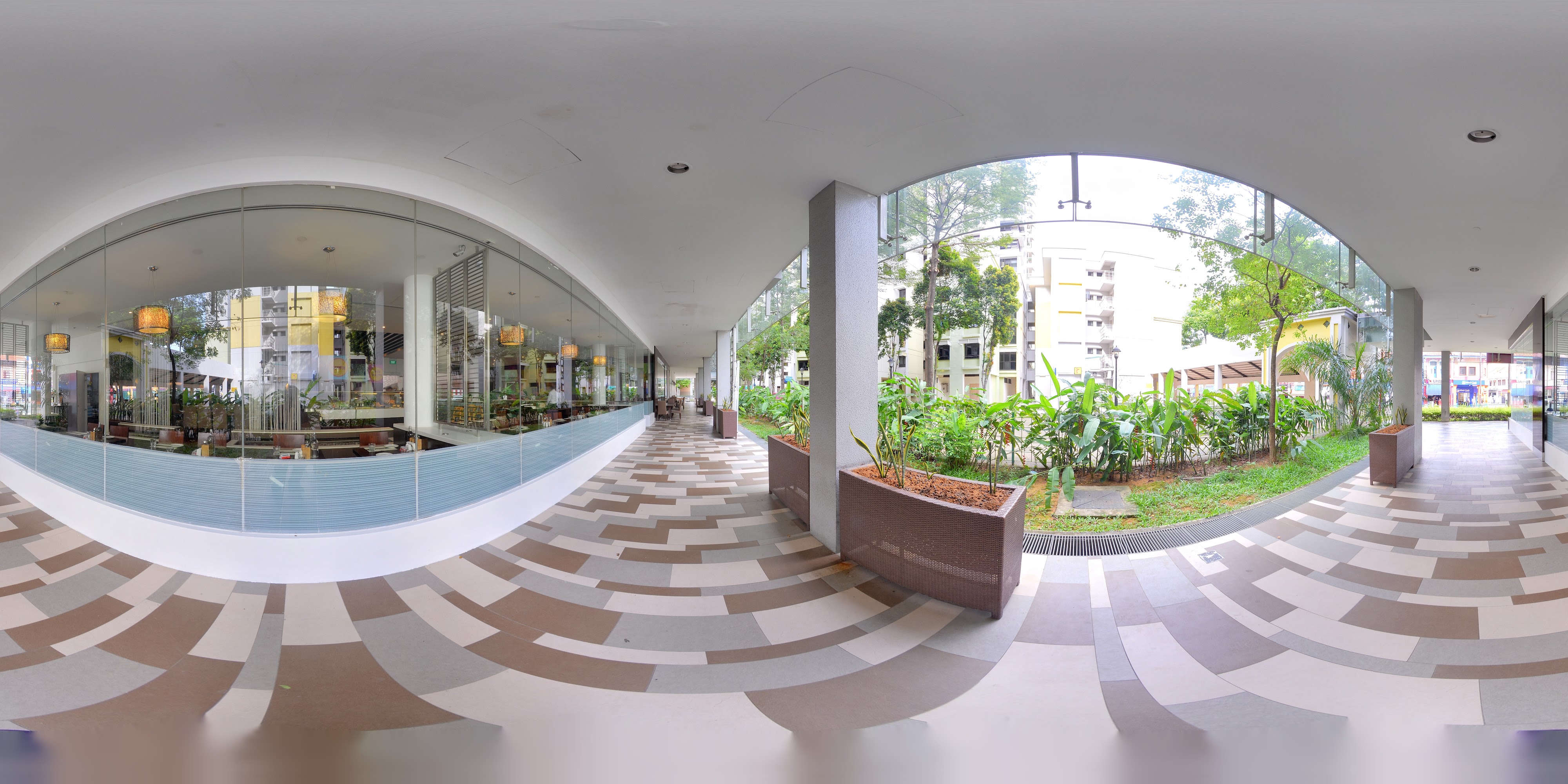 Glorious Vegetarian Walkway Interior