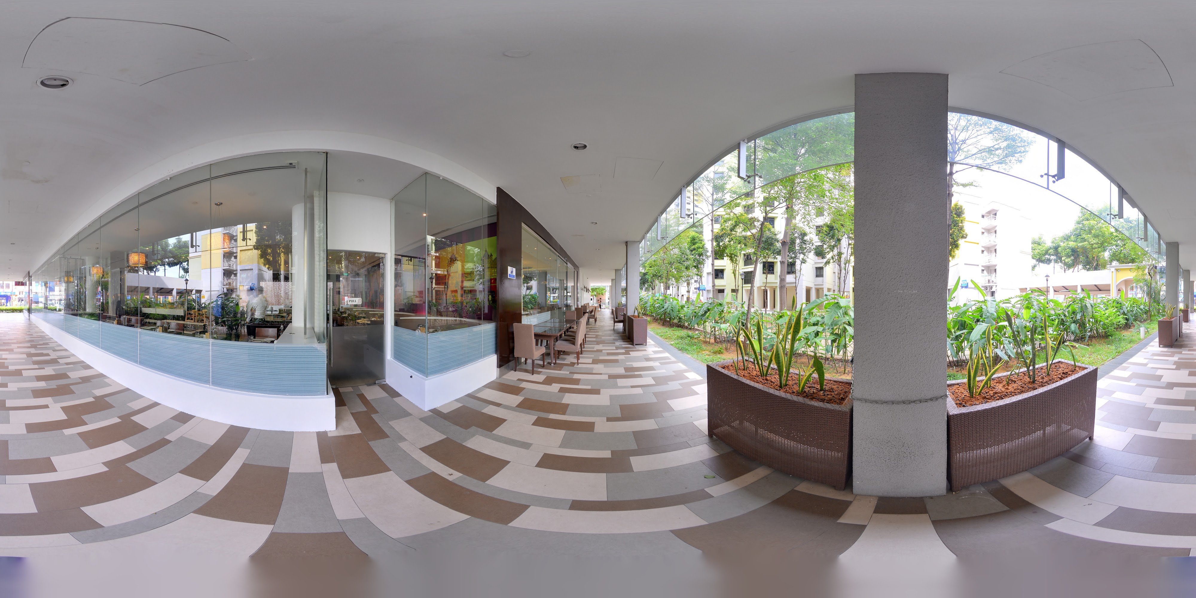 Elegant Vegetarian Dining Space