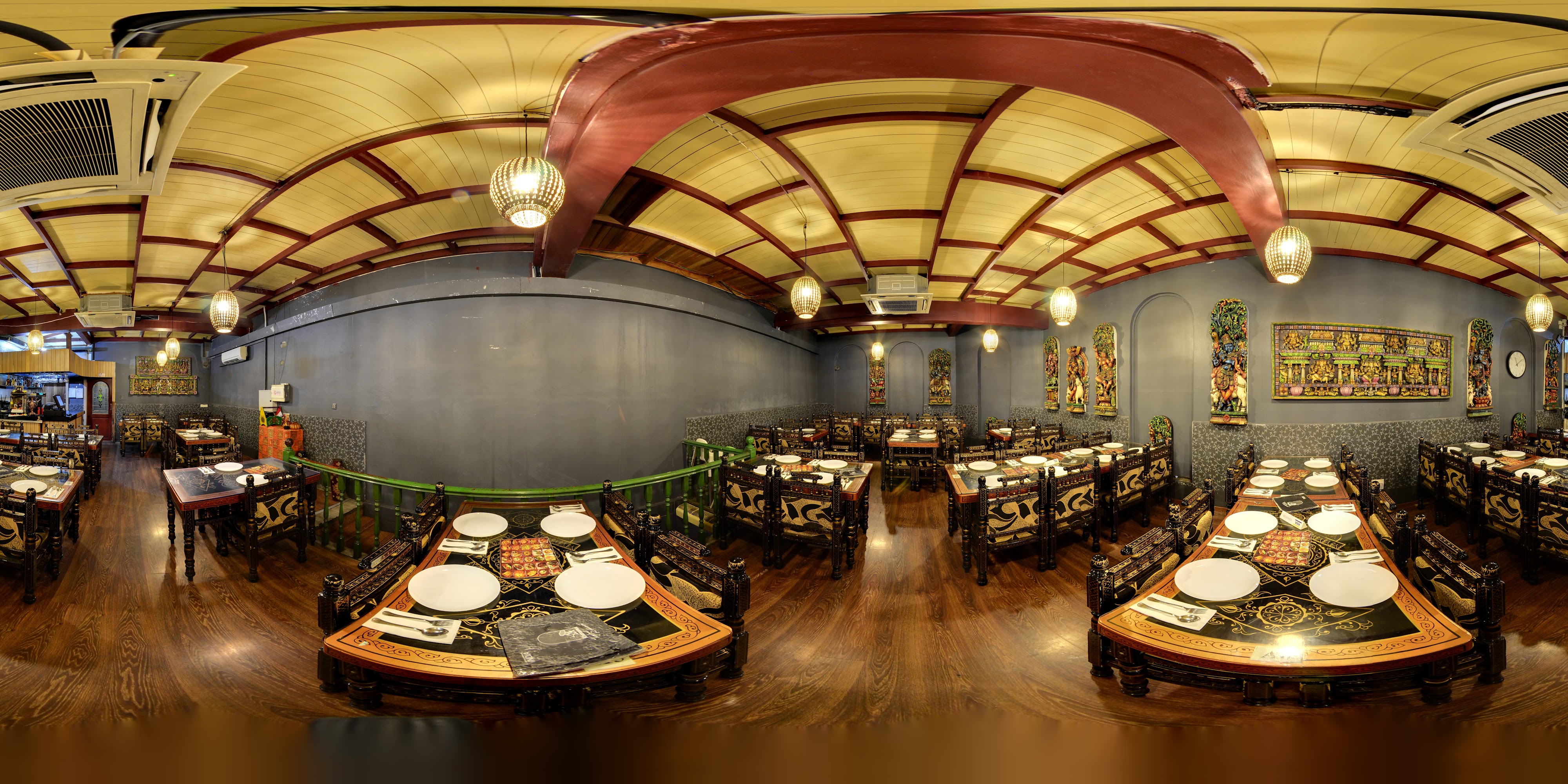 Richly Ornate Dining Interior