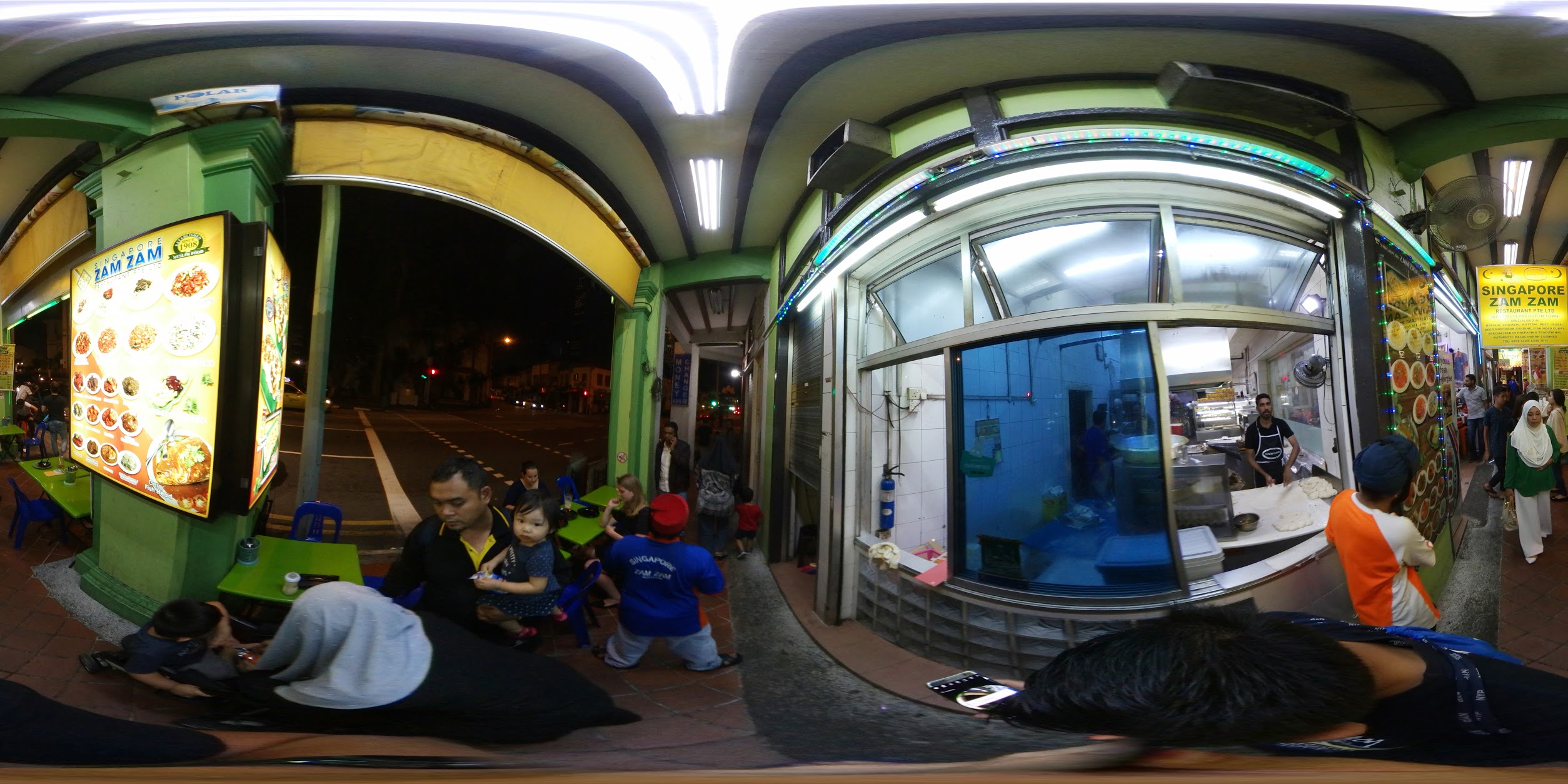 Food Stalls Alleyway Dining