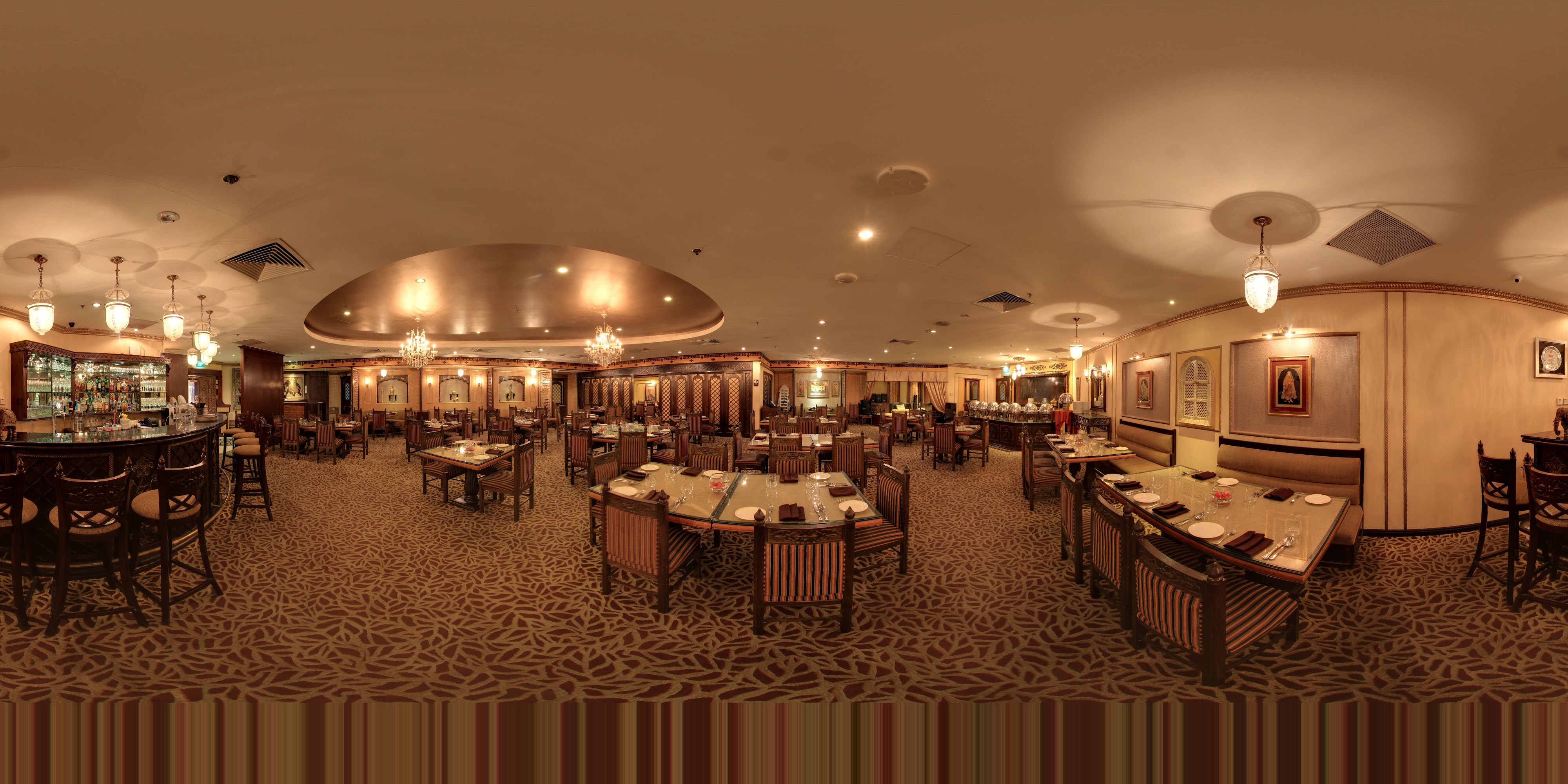 Elegant Dining Hall Interior