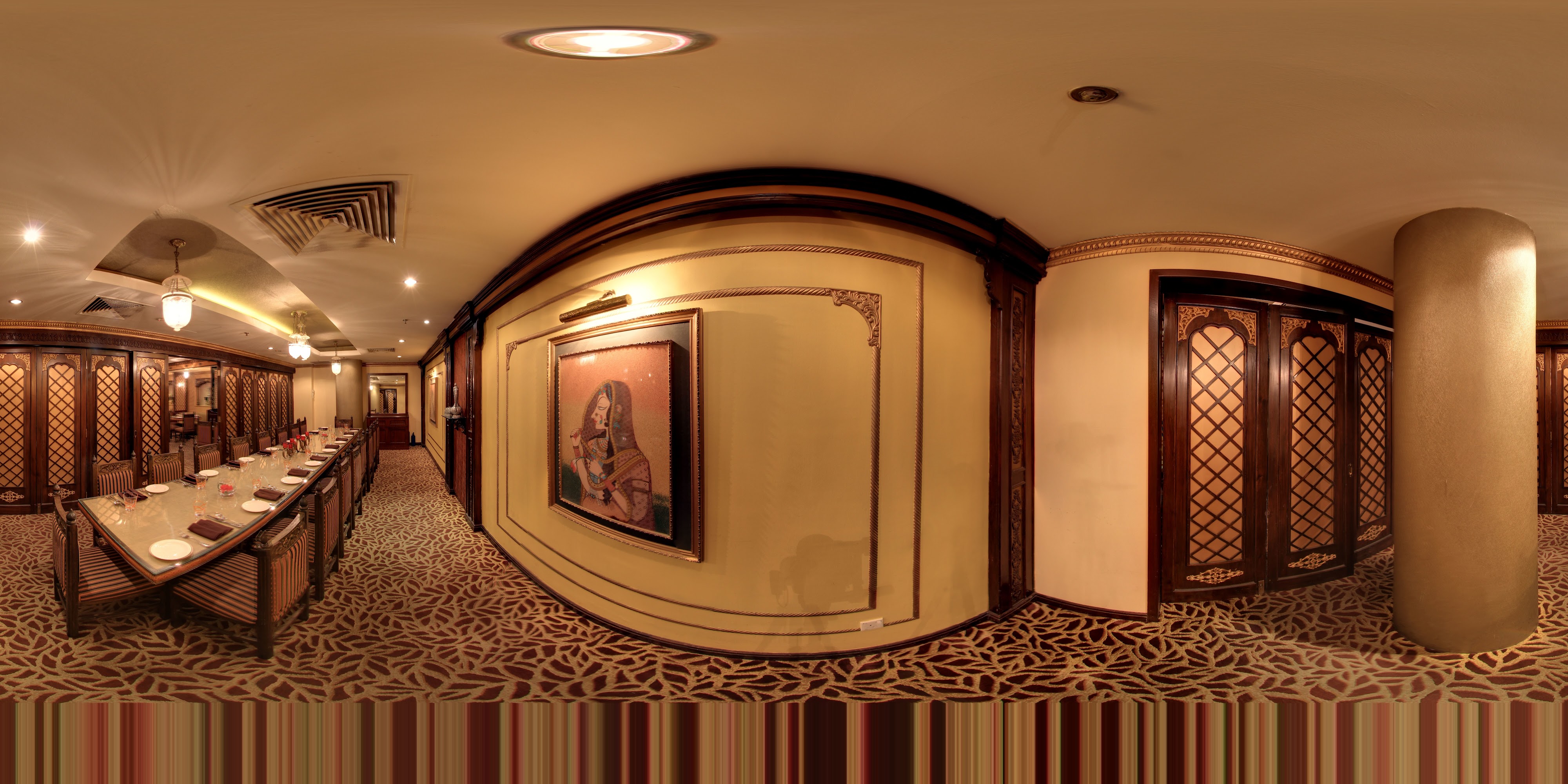 Elegant Dining Hall Decor.