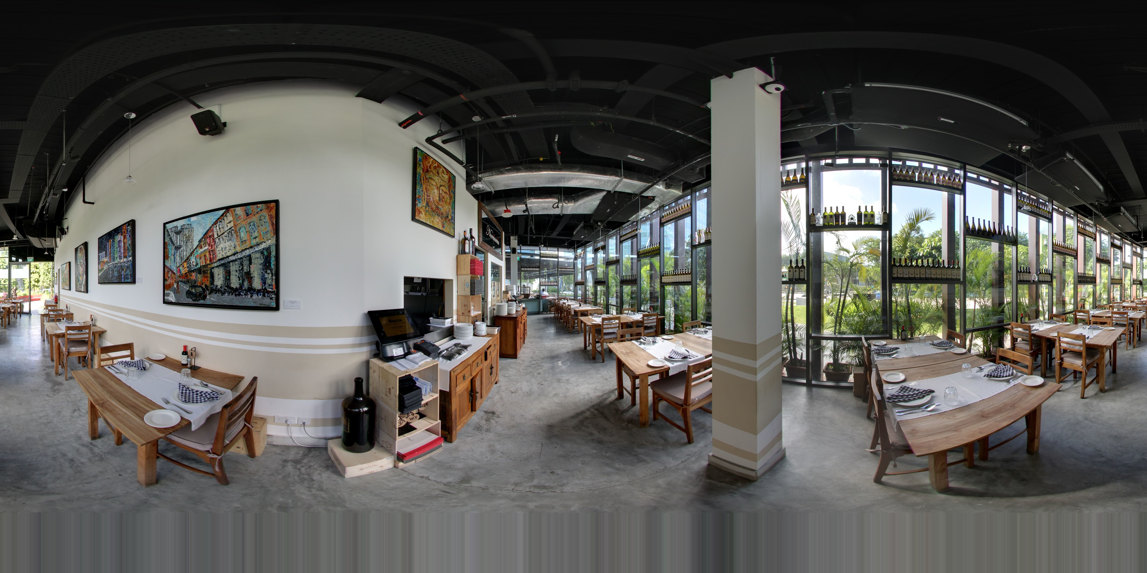 Modern Rustic Dining Interior