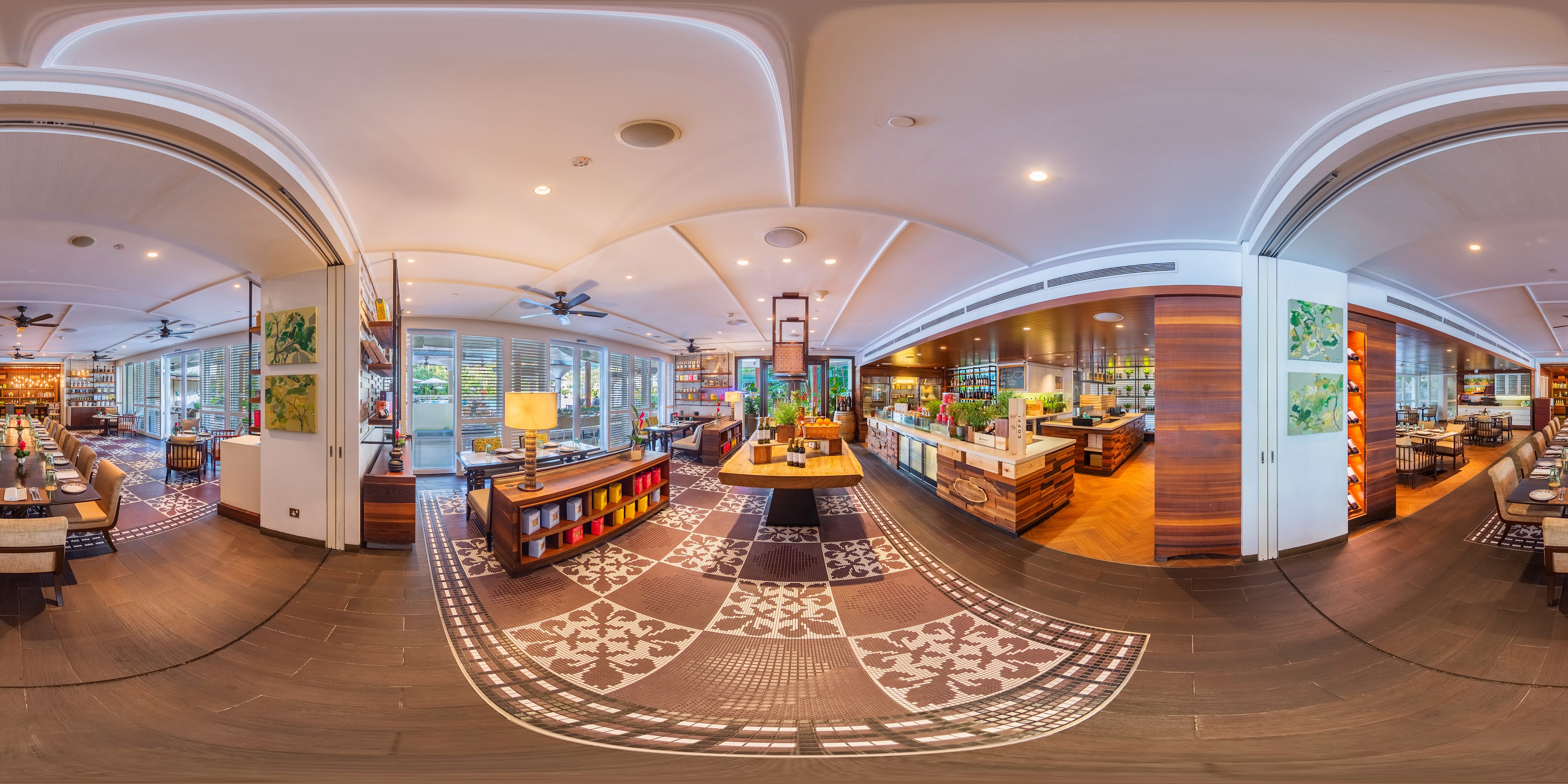 Elegant Indoor Dining Restaurant