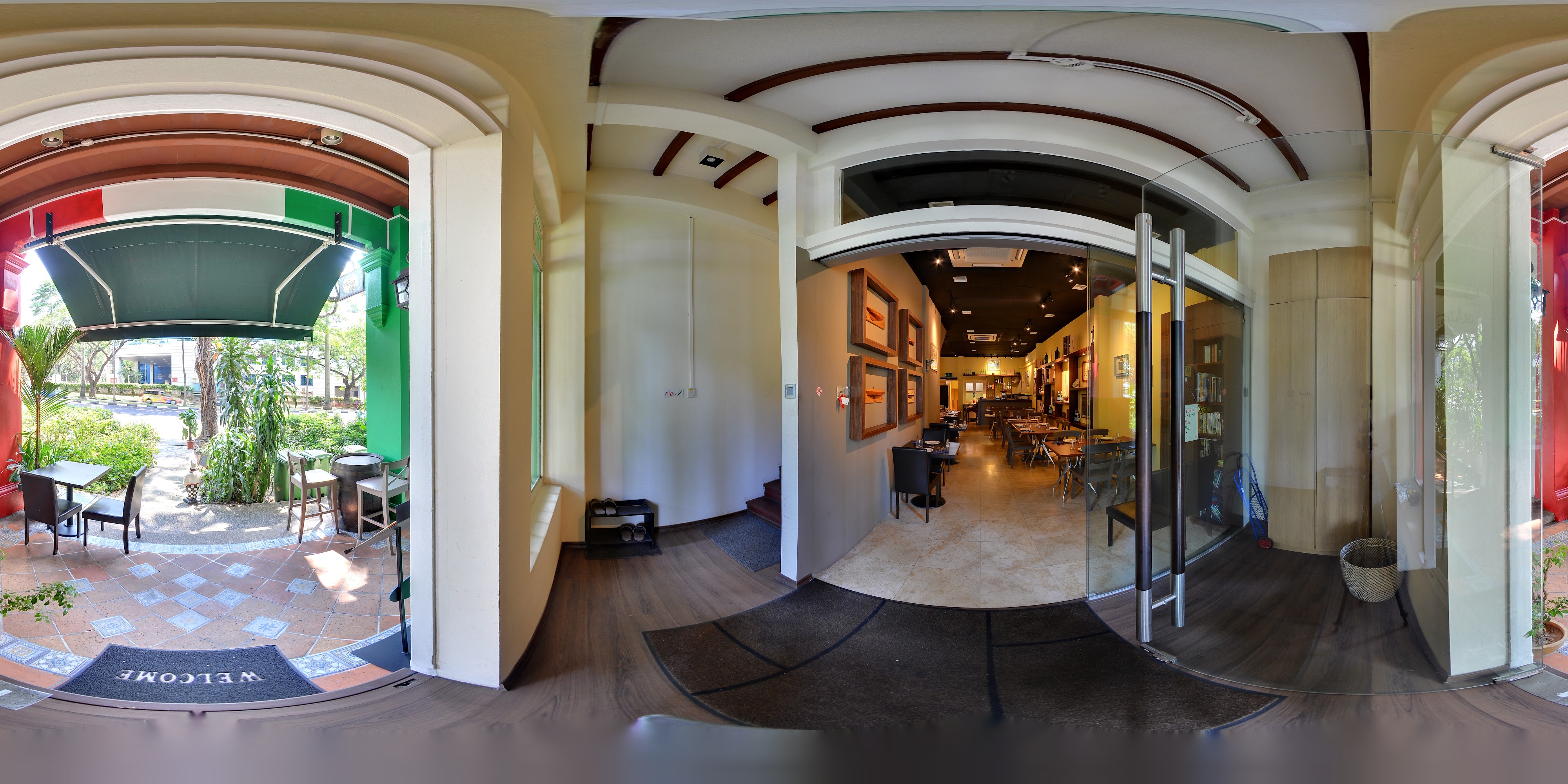 Chill Dining Area Entrance