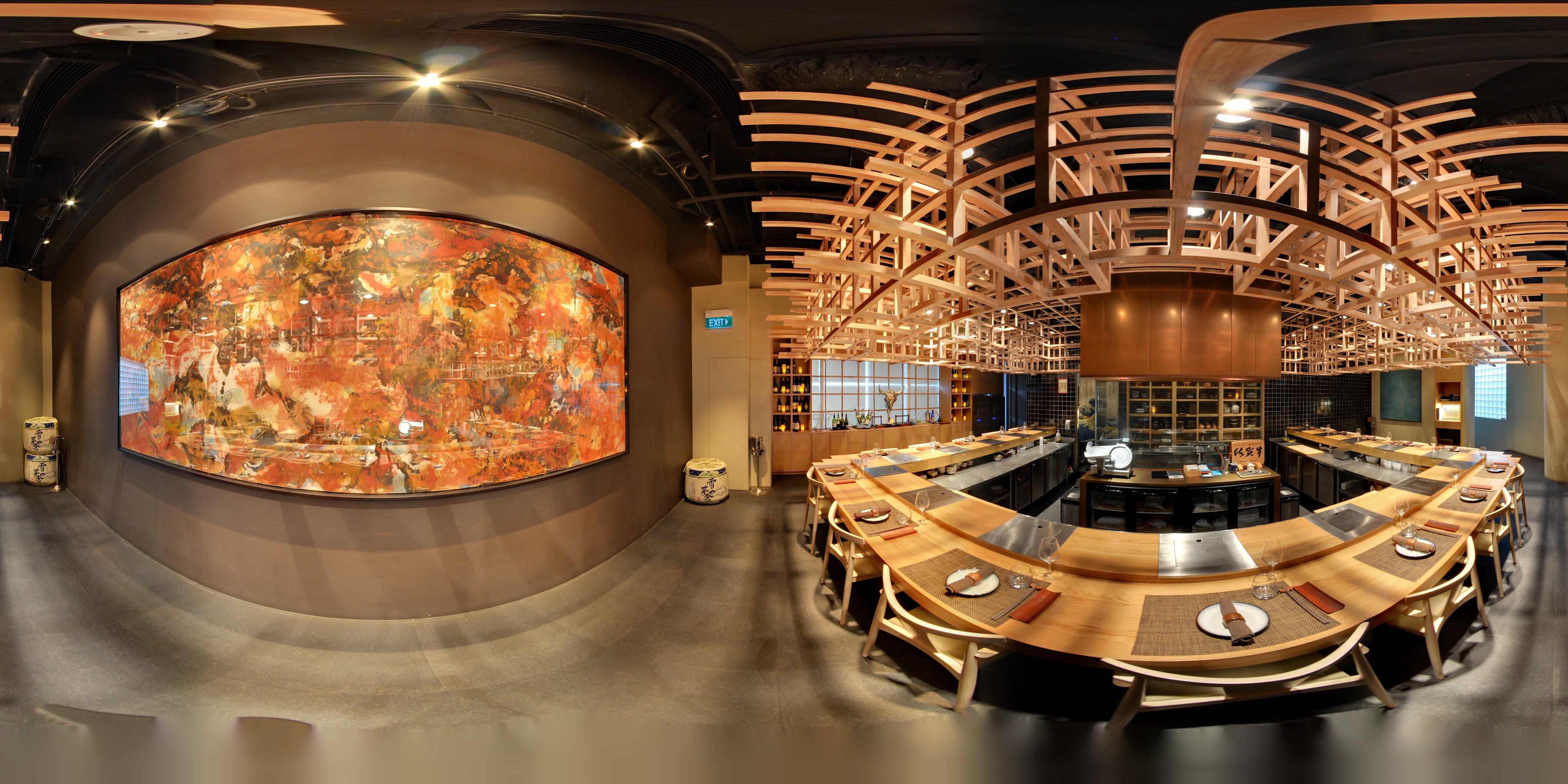 Luxurious Japanese Dining Interior