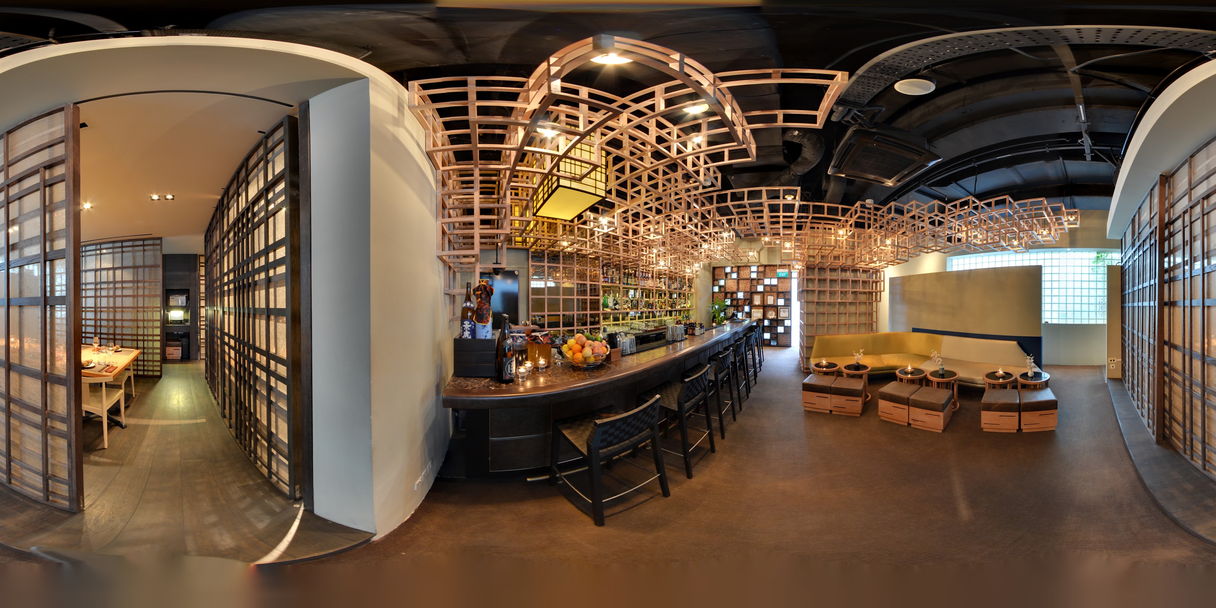 Elegant Asian Dining Interior