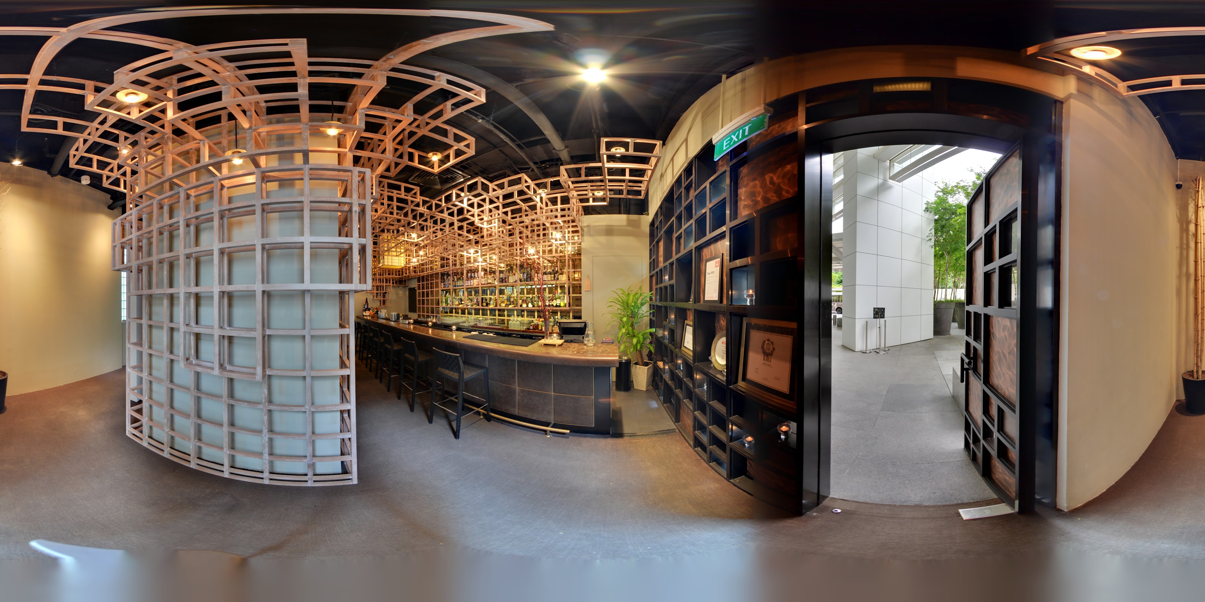 Elegant Japanese Dining Room Interior