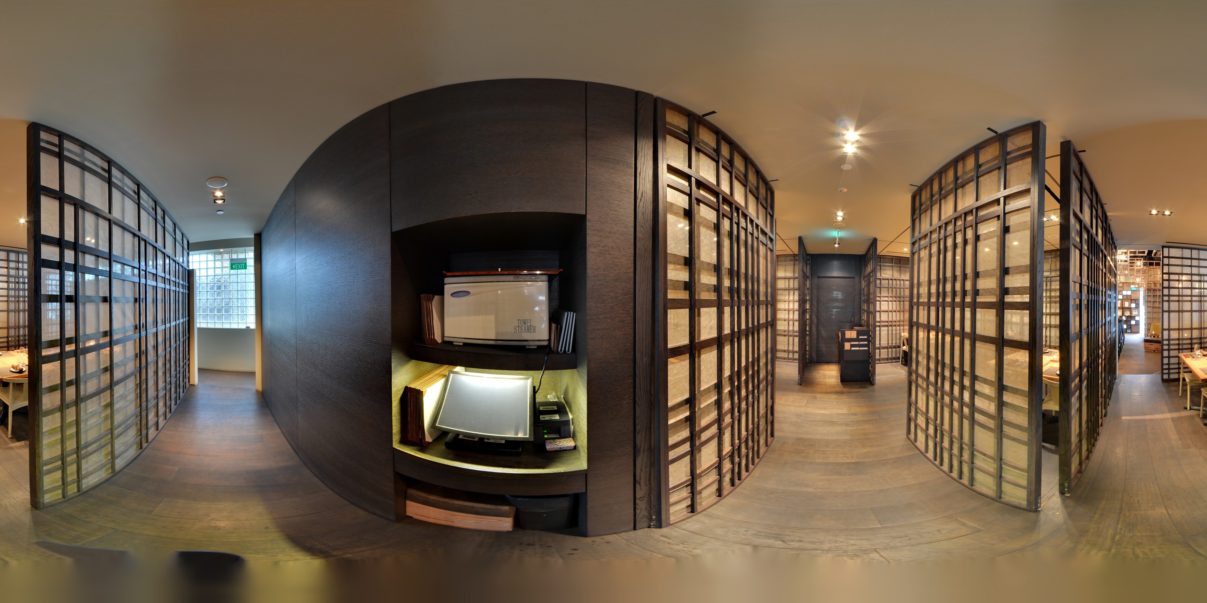 Elegant Asian Dining Interior