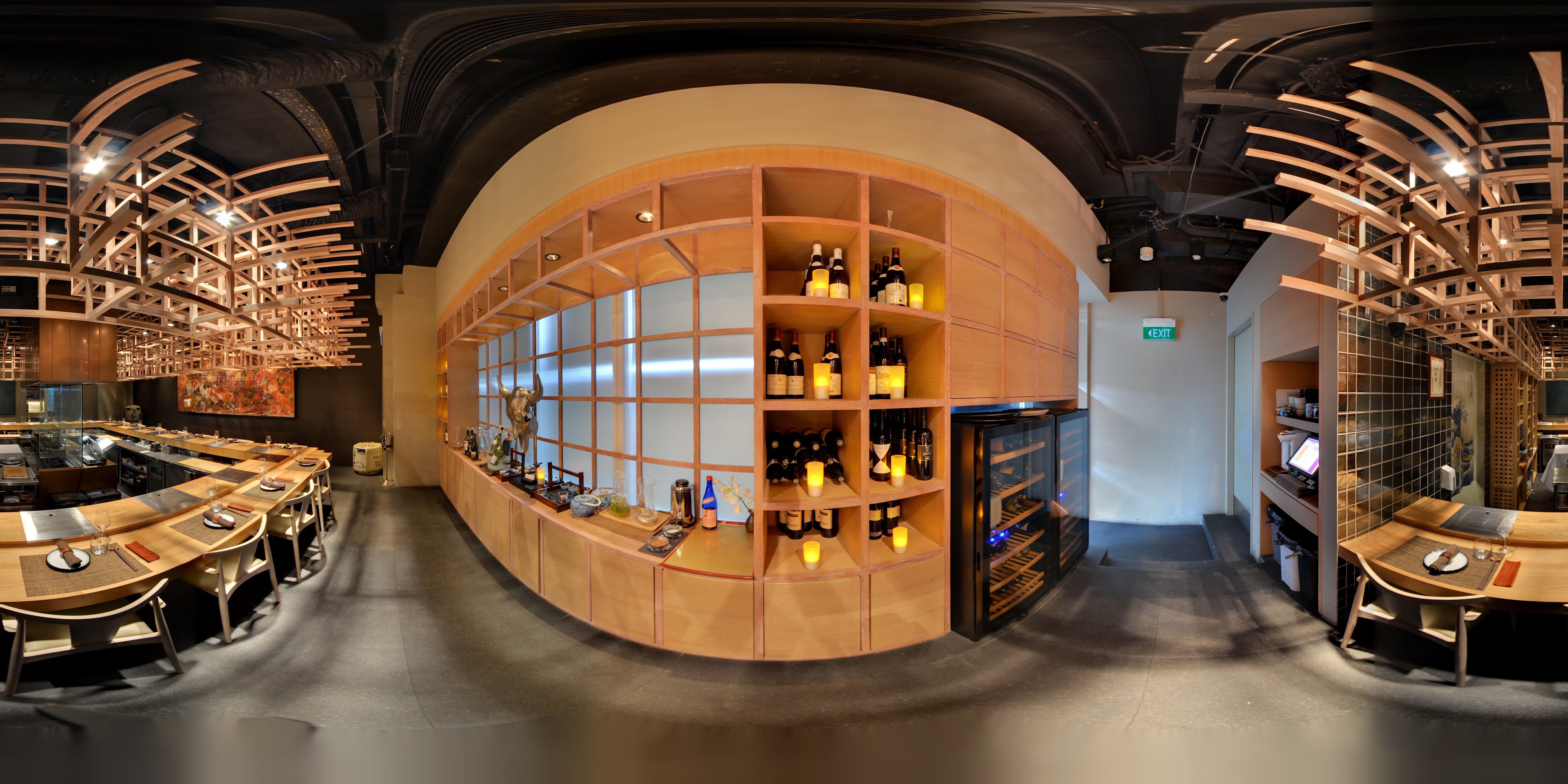 Stylish Restaurant Interior Overview