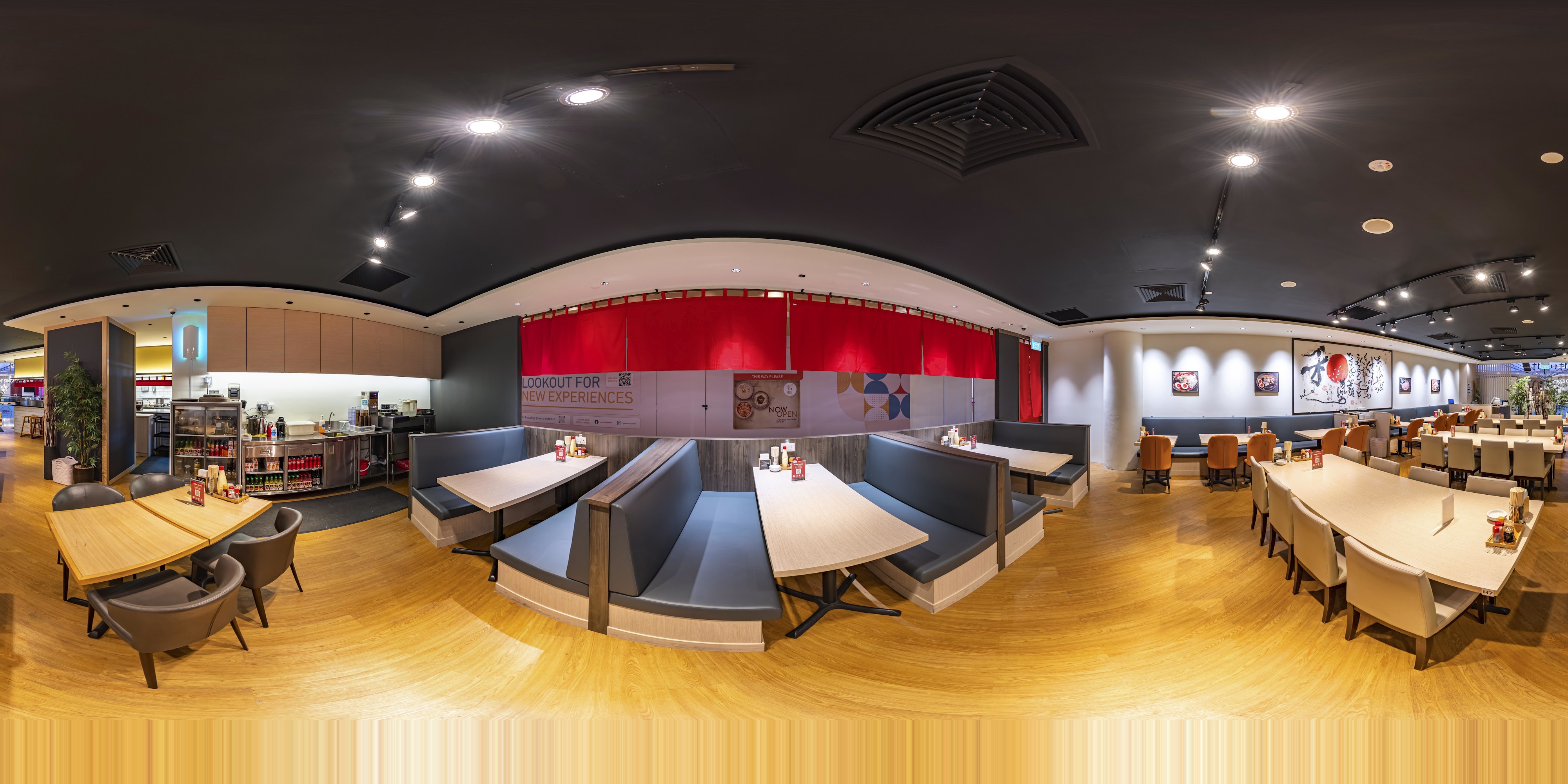 Ramen Restaurant Interior Overview