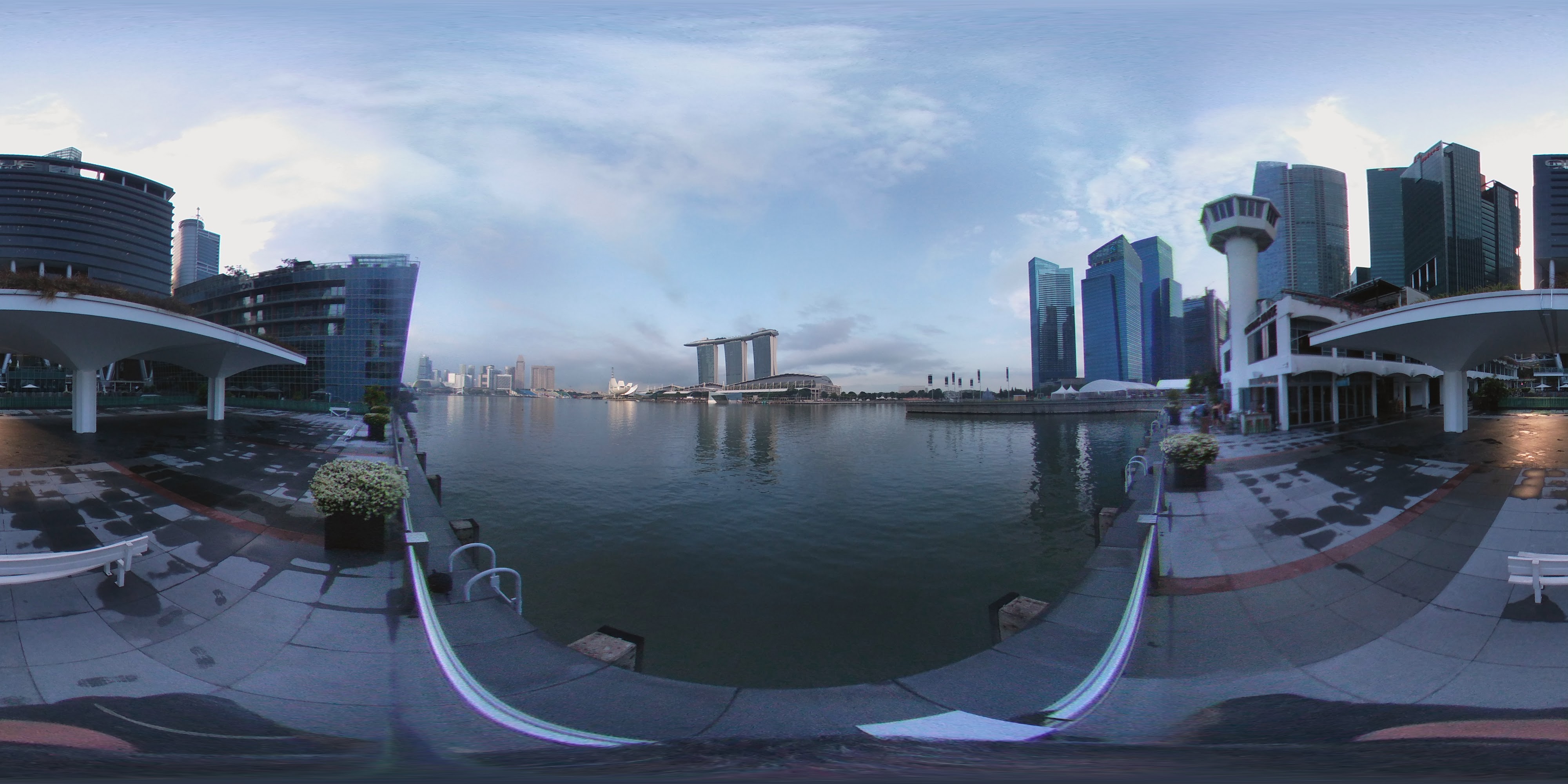 Urban Waterfront Skyscrape Cityscape