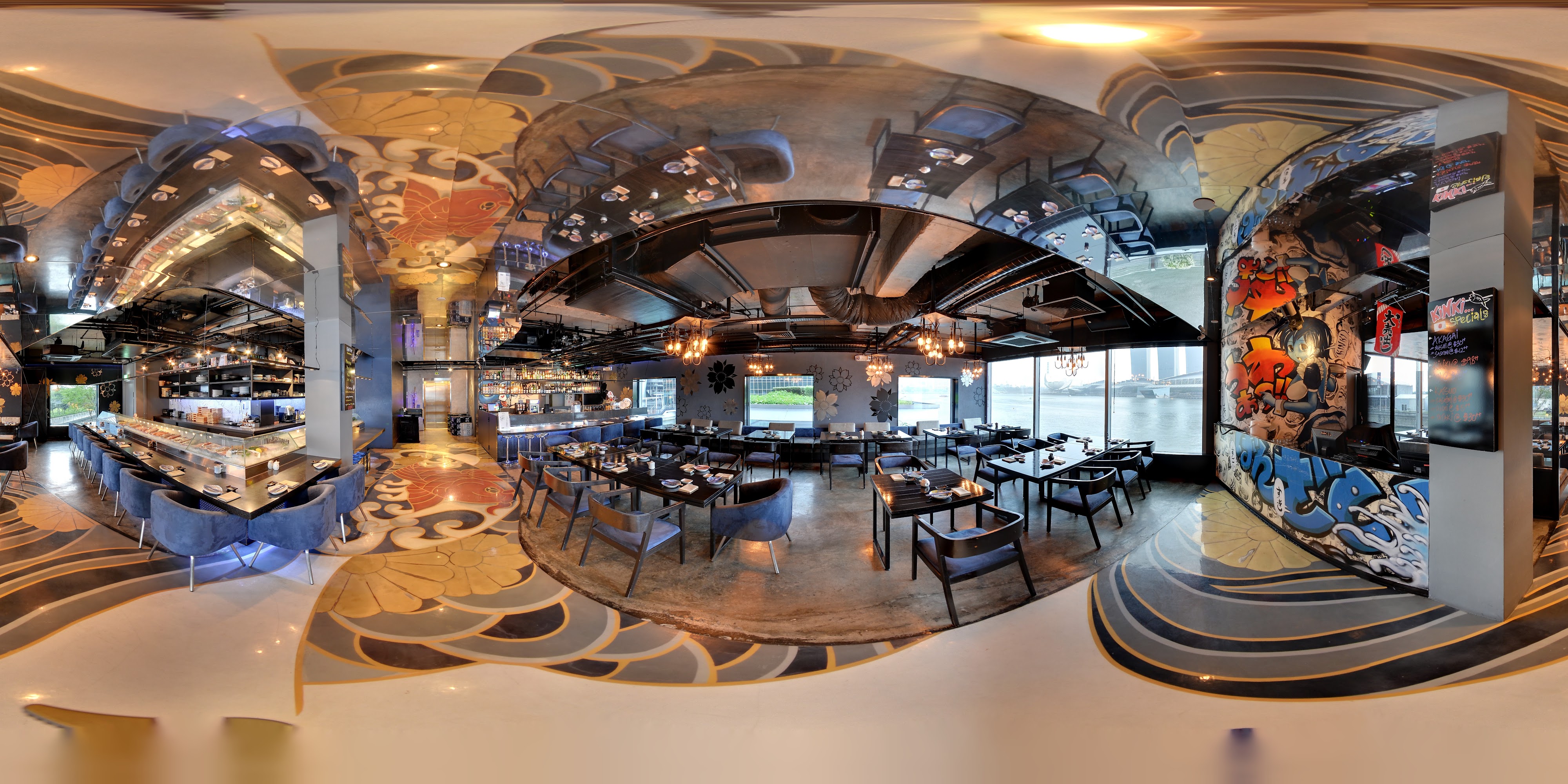 Contemporary Urban Interior Dining