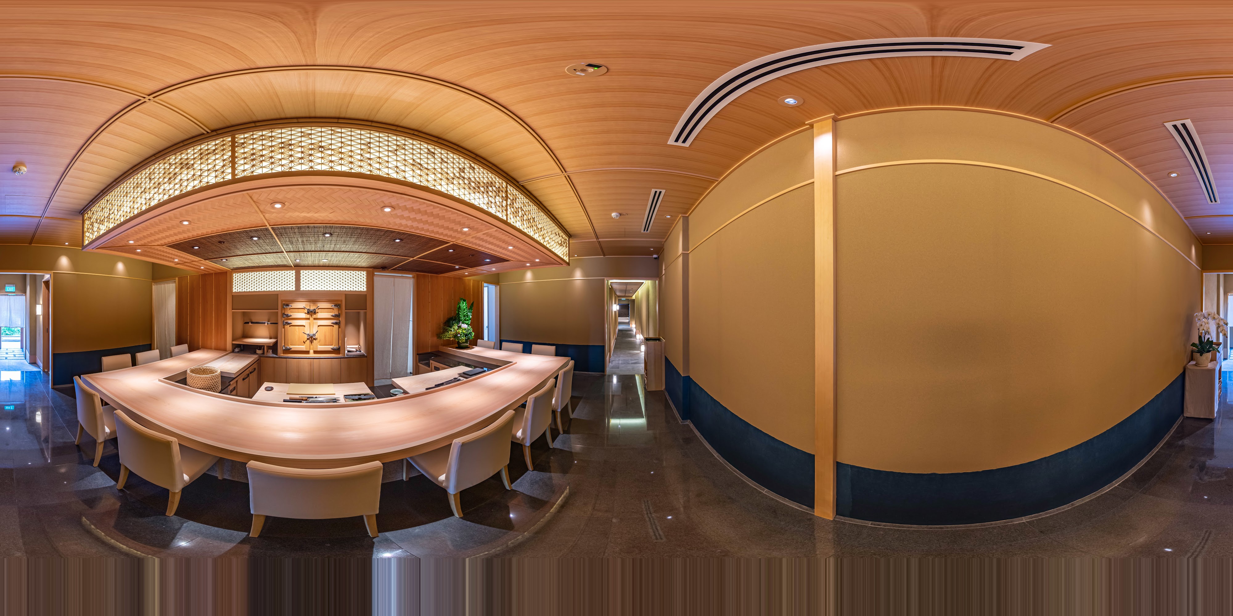 Luxurious Sushi Restaurant Interior Design
