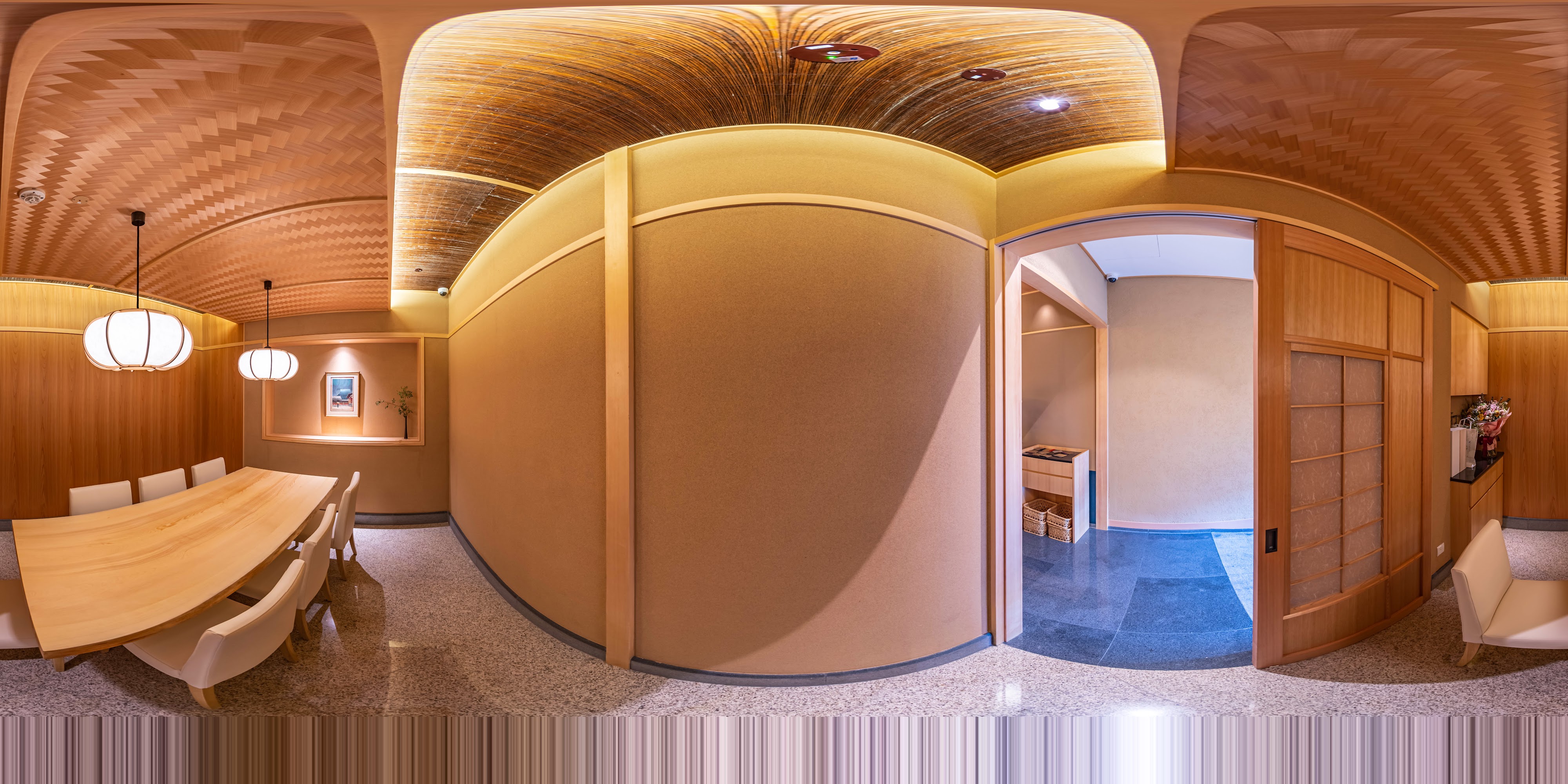 Elegant Dining Room Sushi Decor