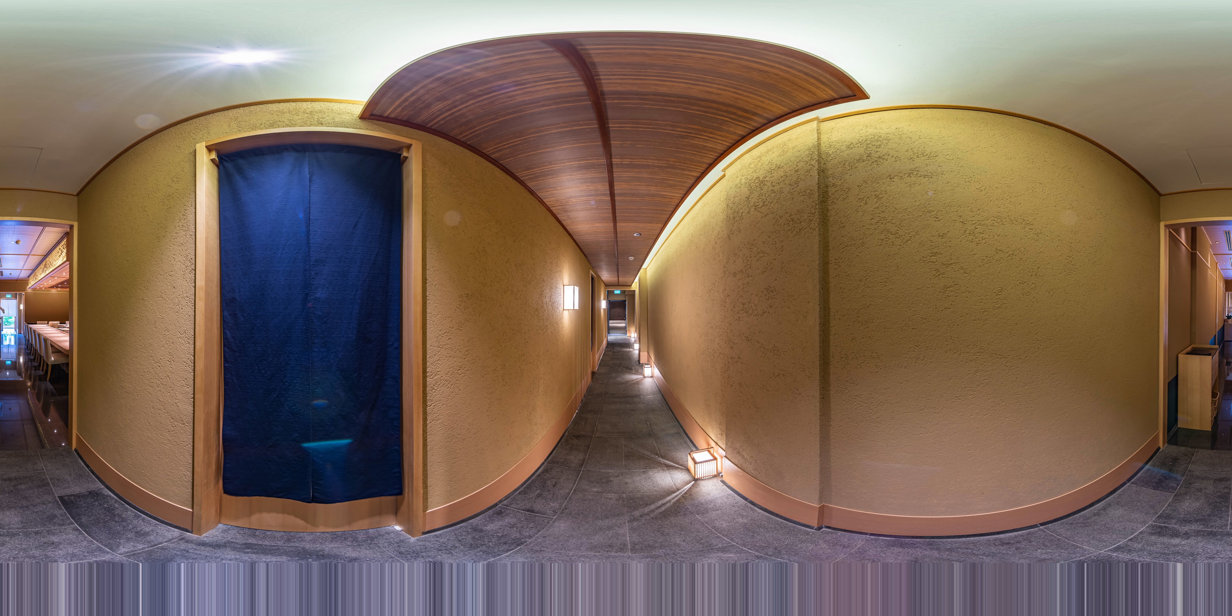 Elegant Sushi Restaurant Interior