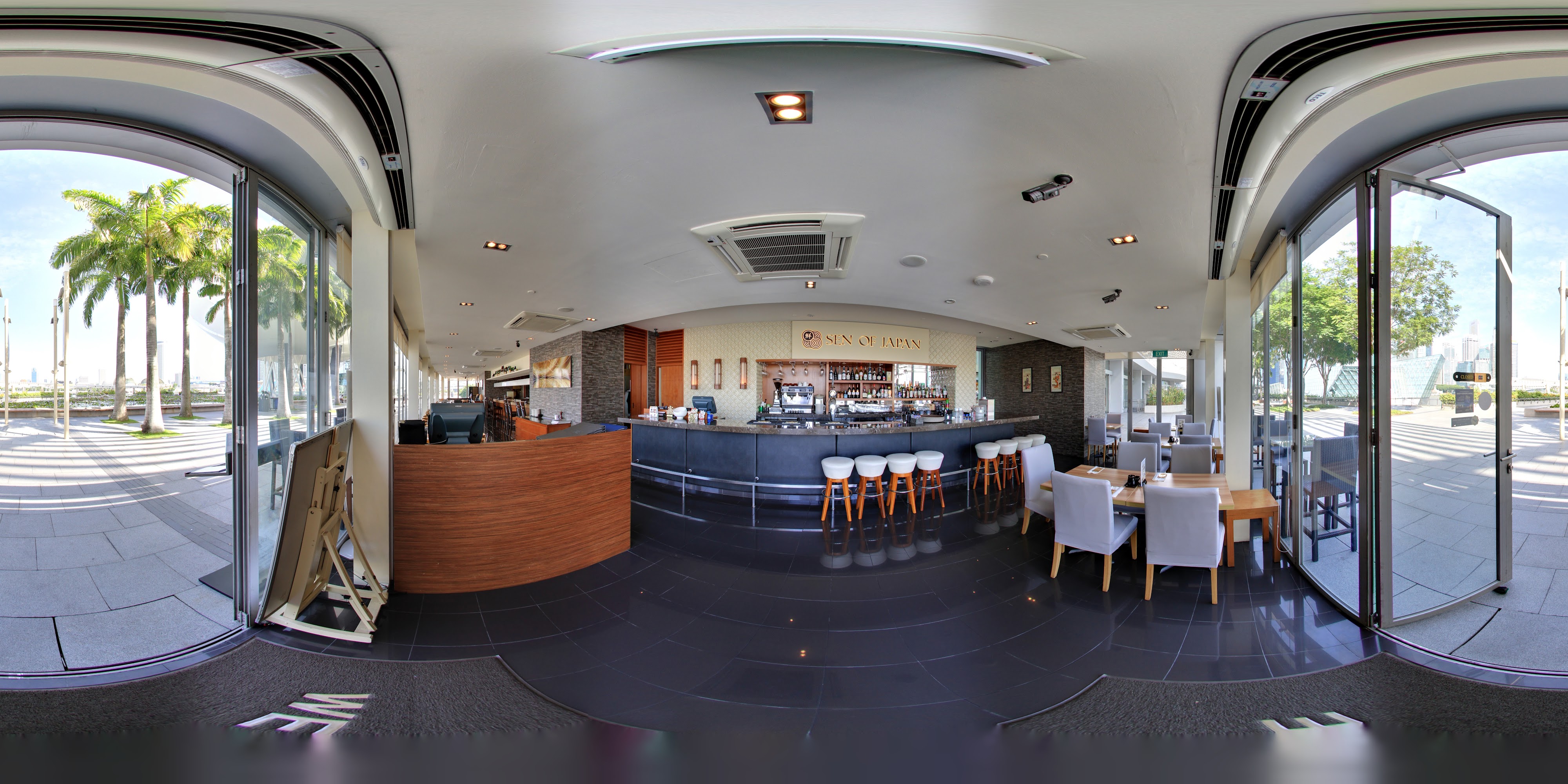 Elegant Restaurant Interior With Seating