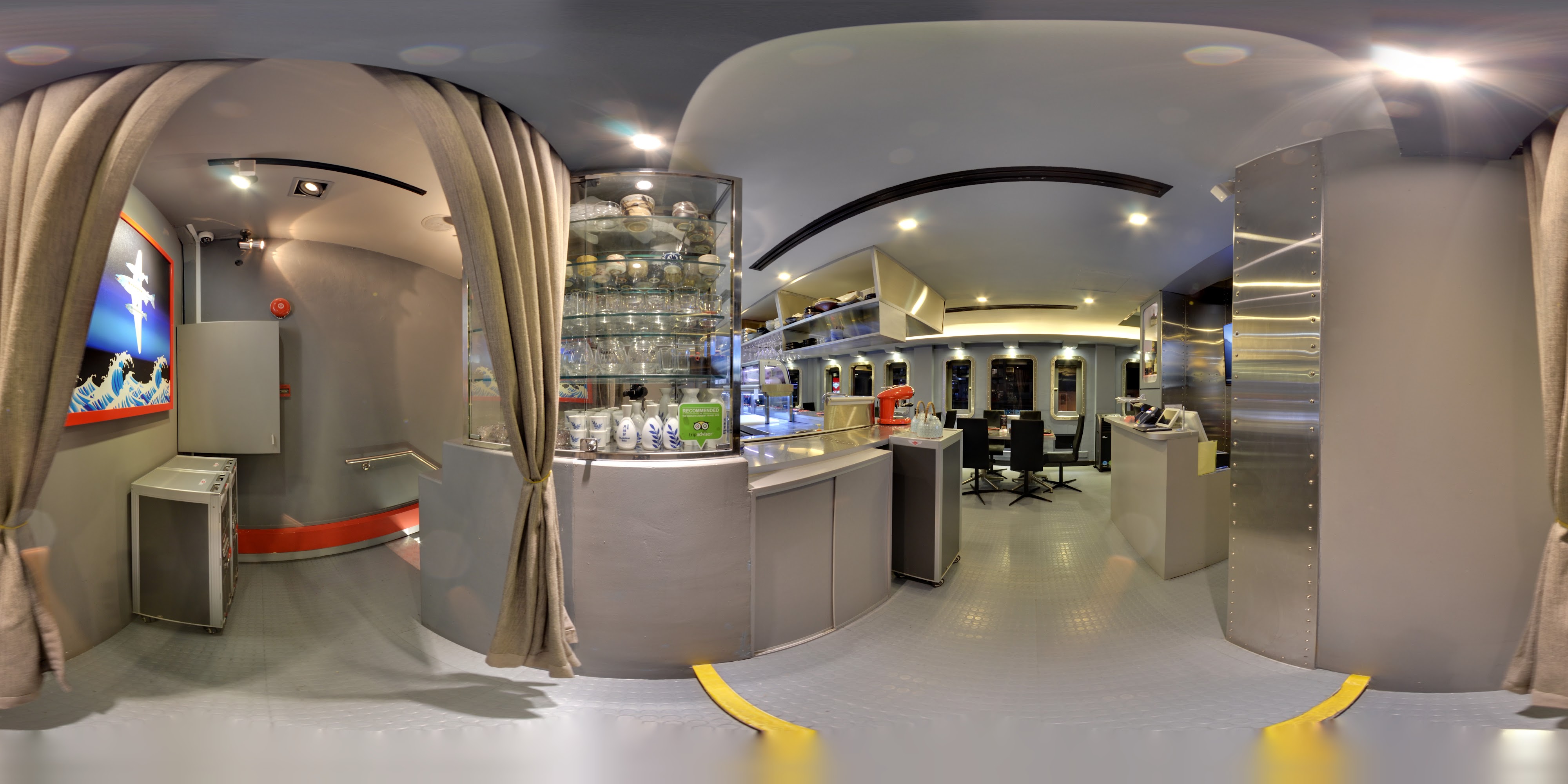 Compact Modern Galley Interior