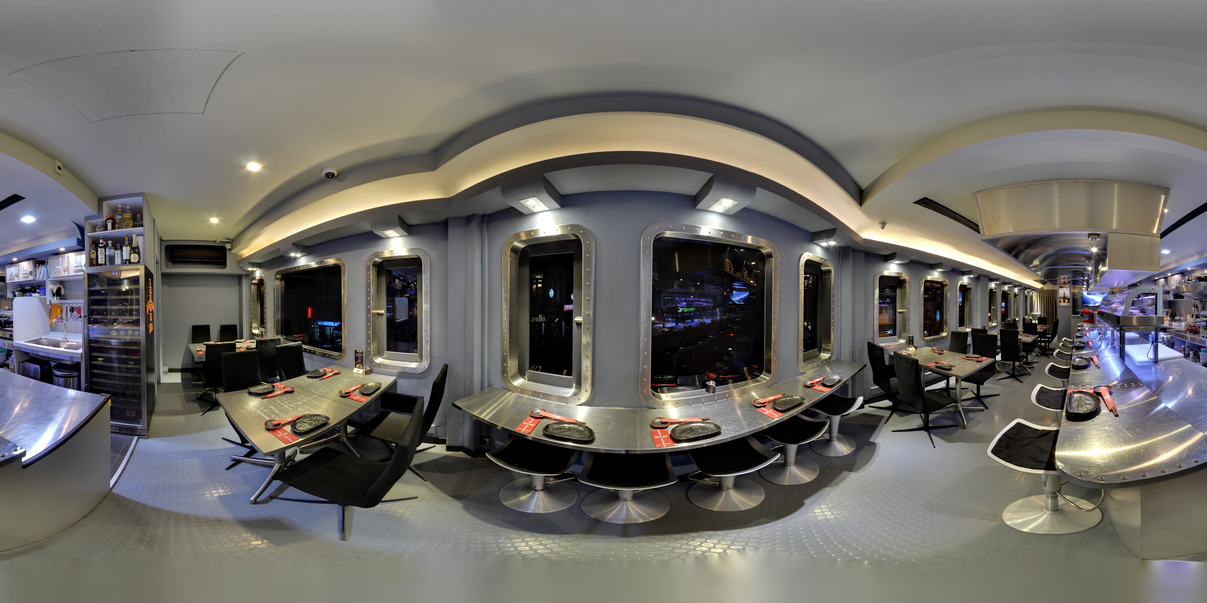 Sleek Modern Dining Interior