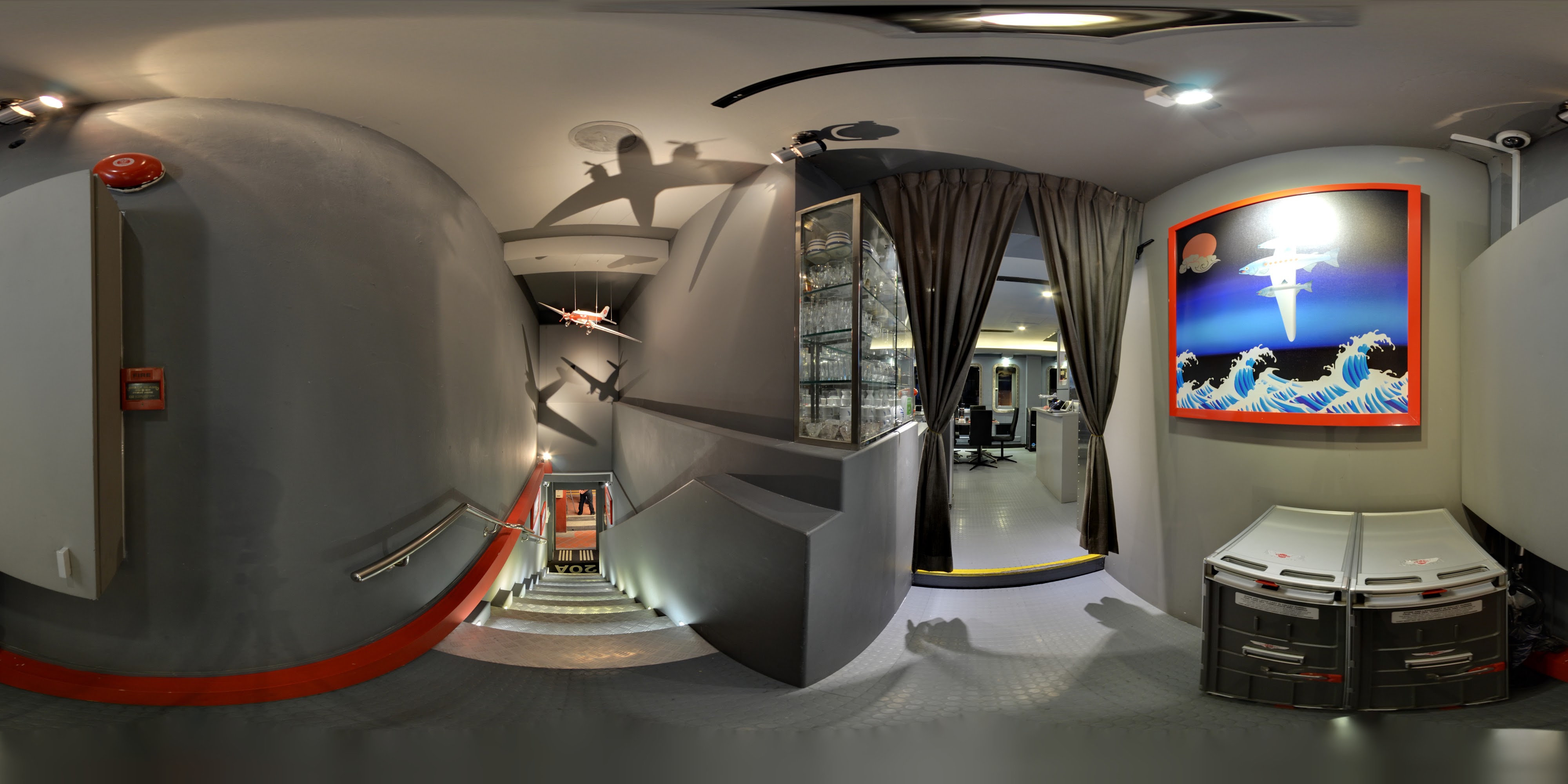 Exotic Aircraft Themed Interior