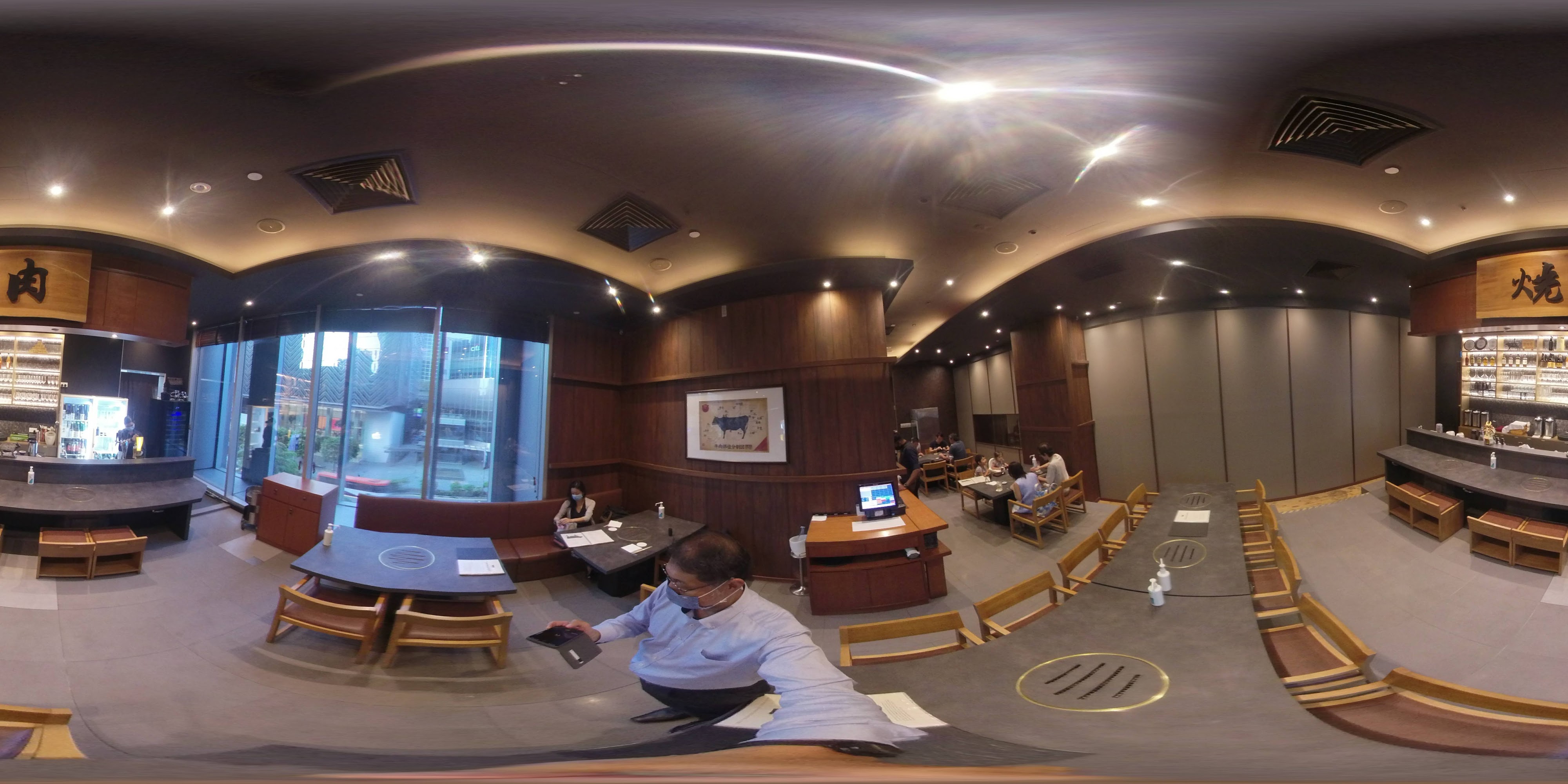 Elegant Japanese Steakhouse Interior