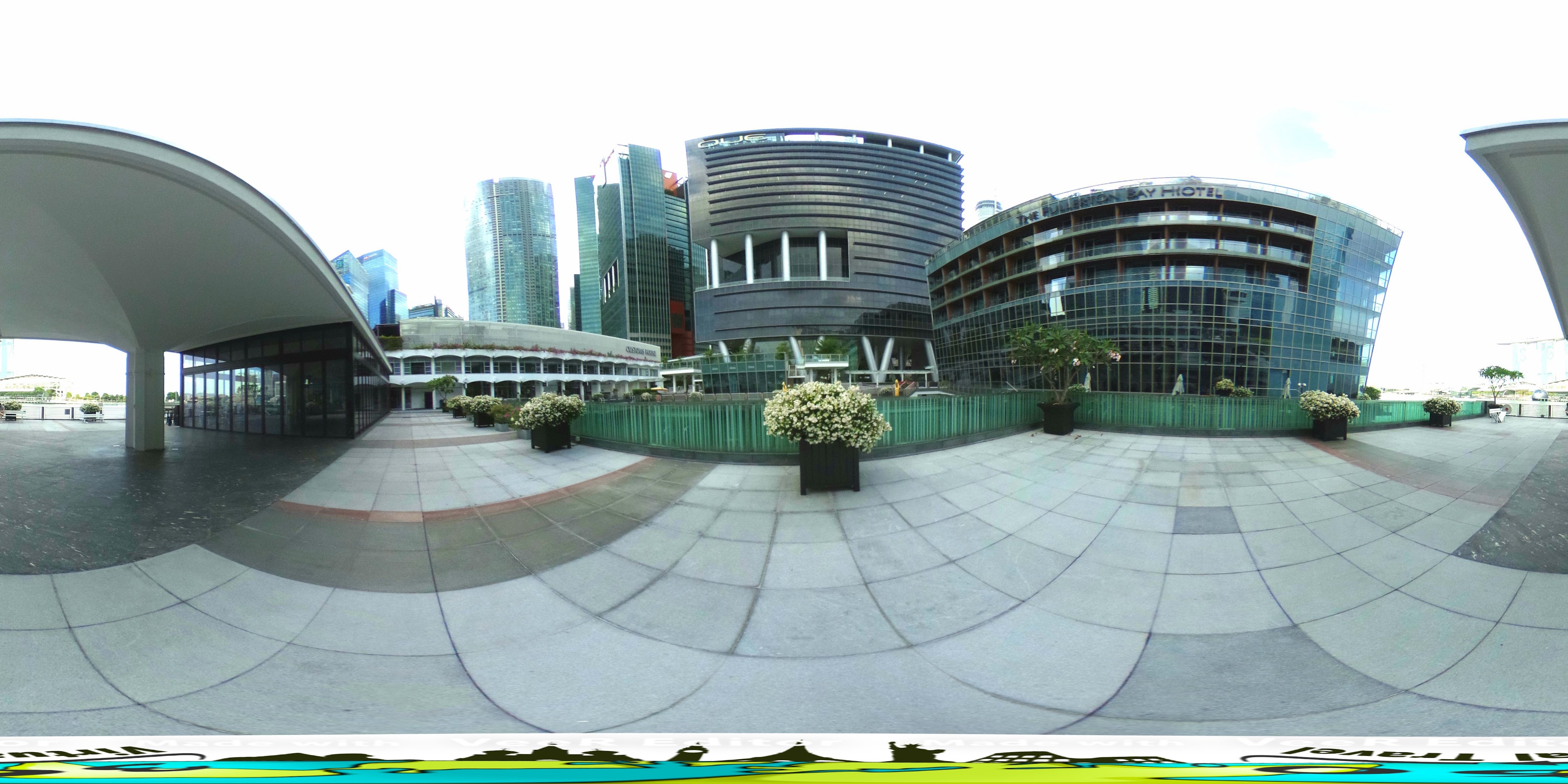 Modern Buildings Urban Plaza