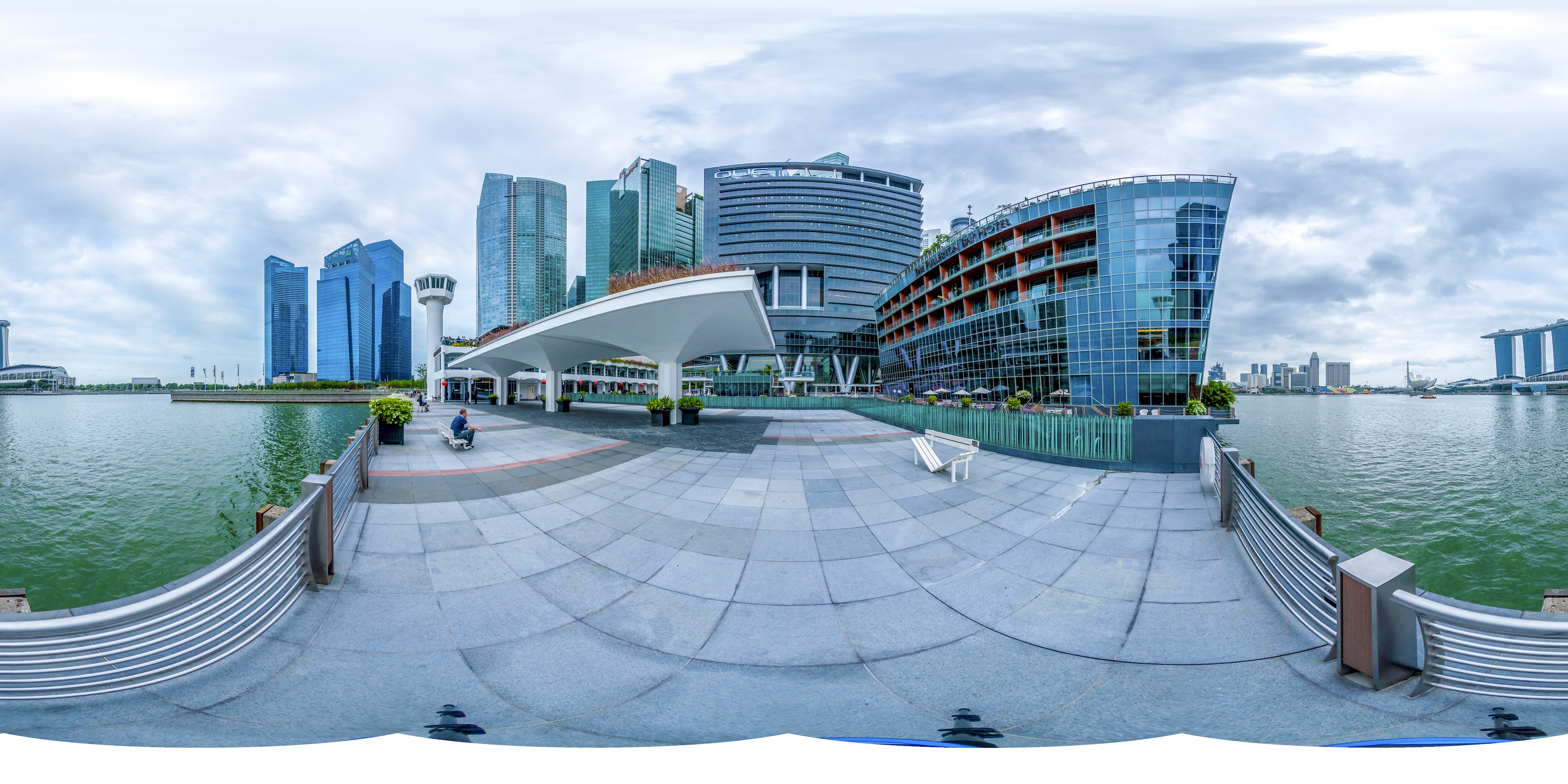 Architectural Skyline Urban Marina