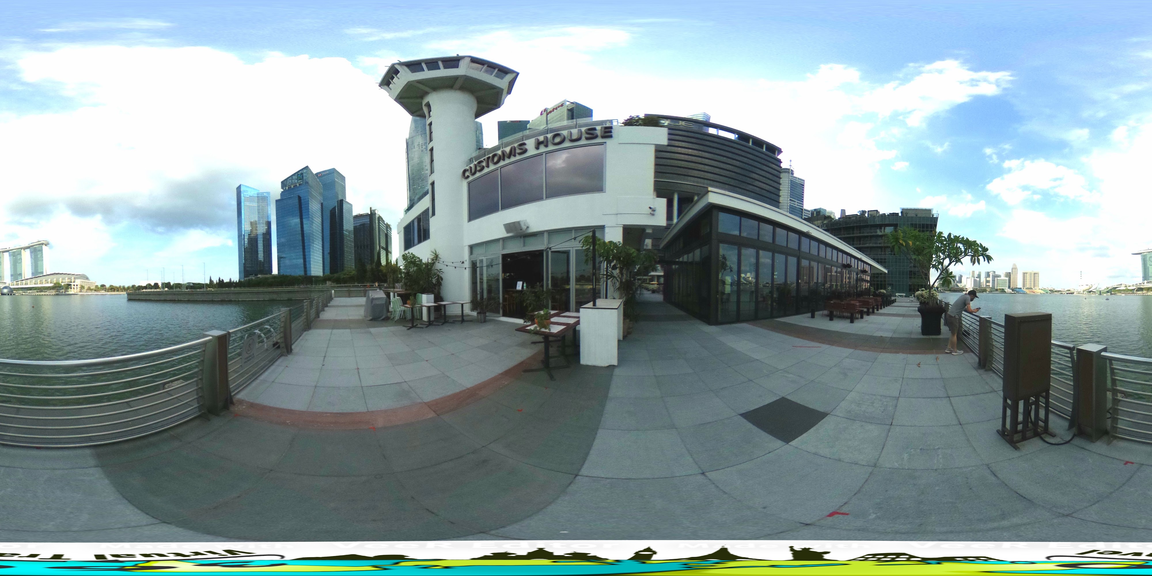 Seychelles Customs Modern Waterfront Facade