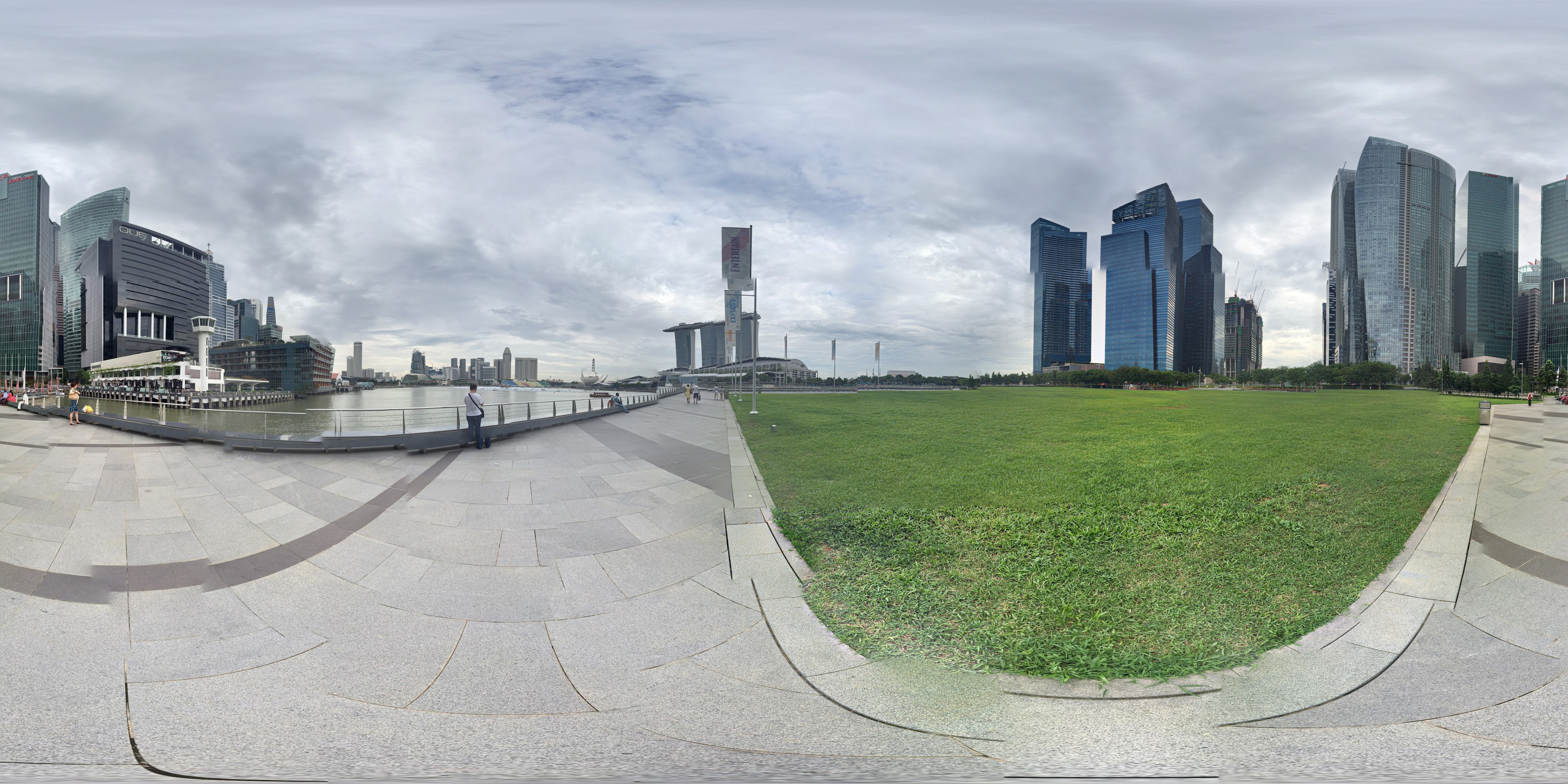 Modern Waterfront Cityscape