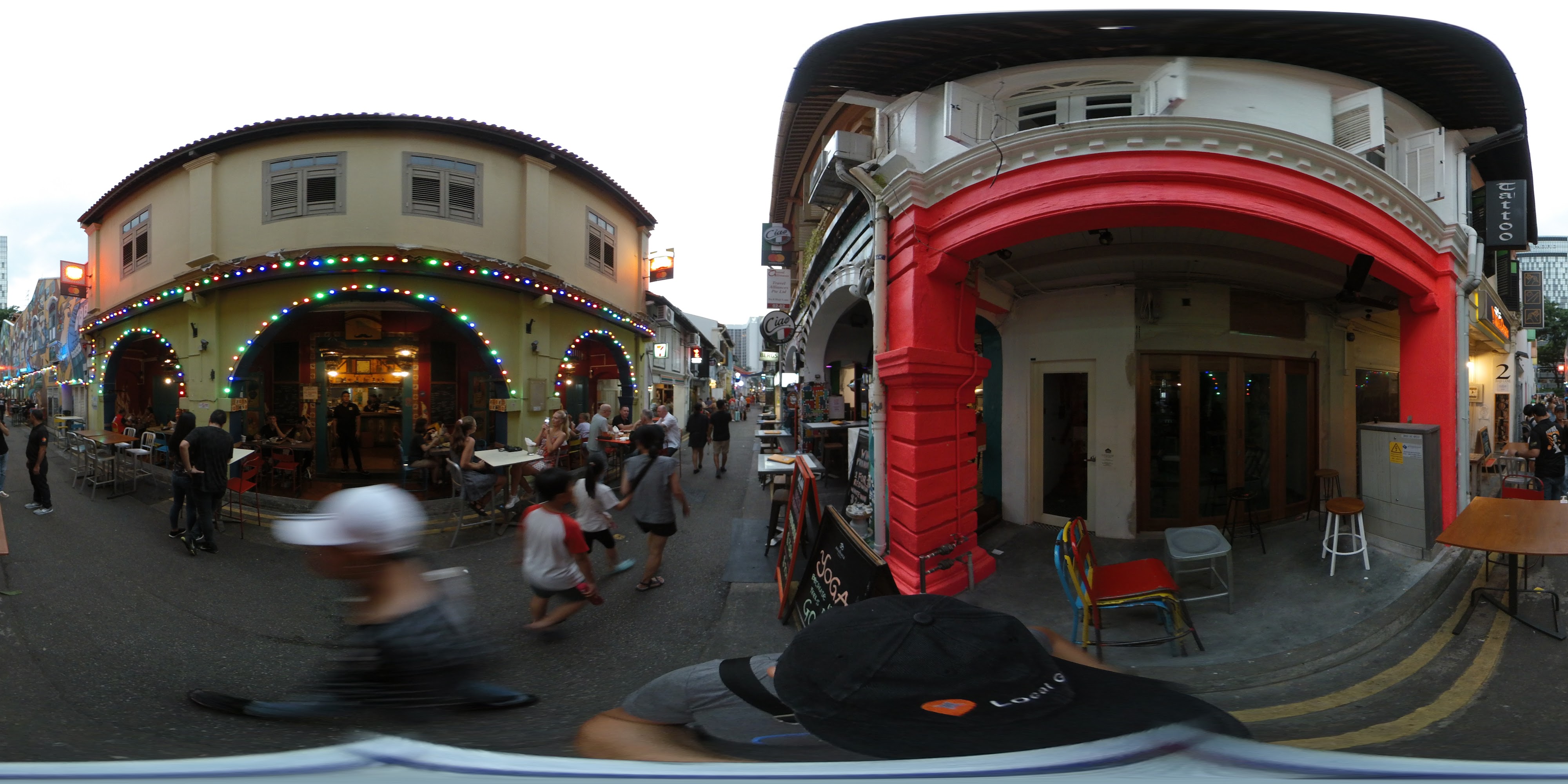 Charming Street Dining Venue .
