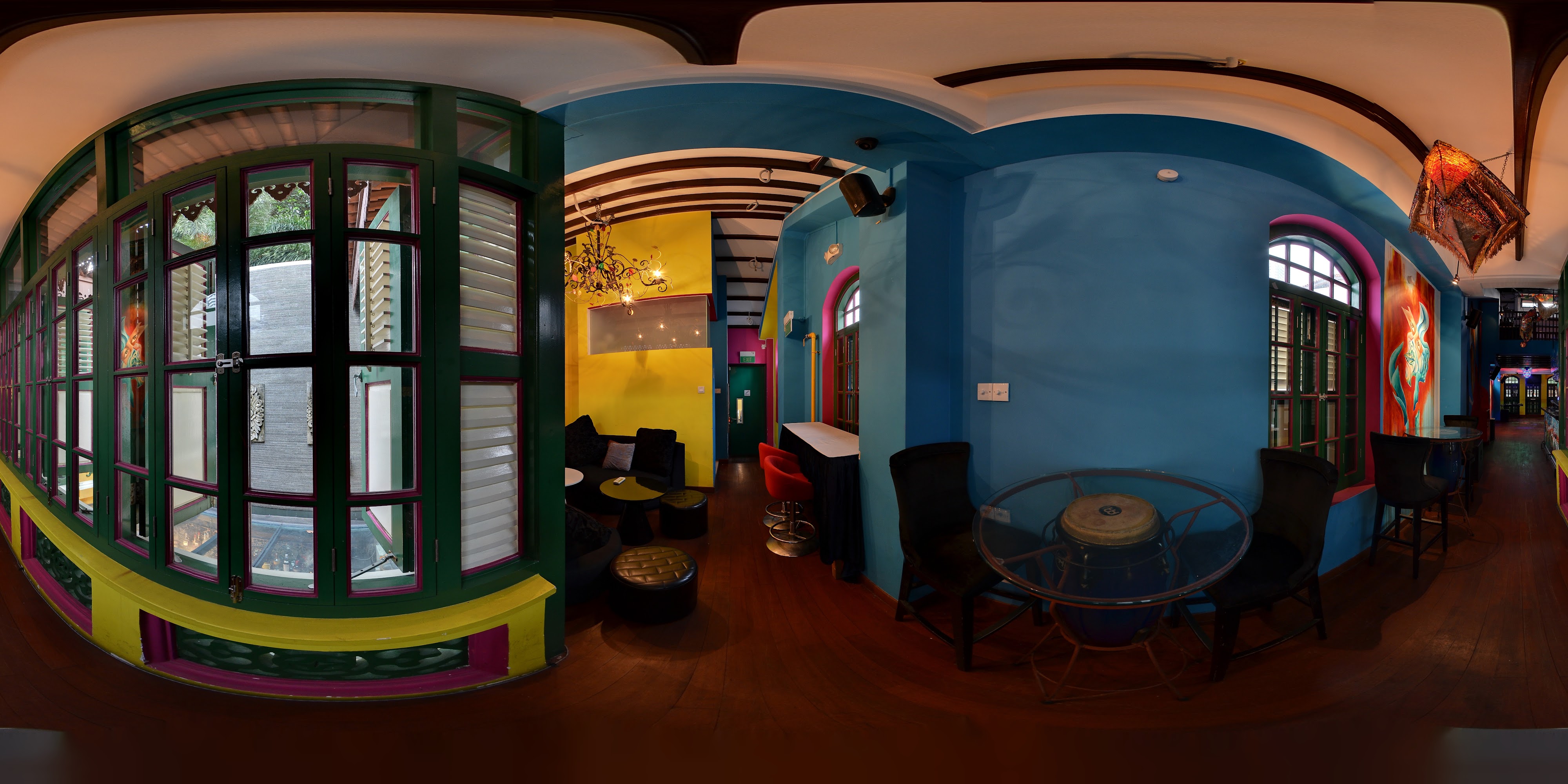 Colorful Cafe Interior Design