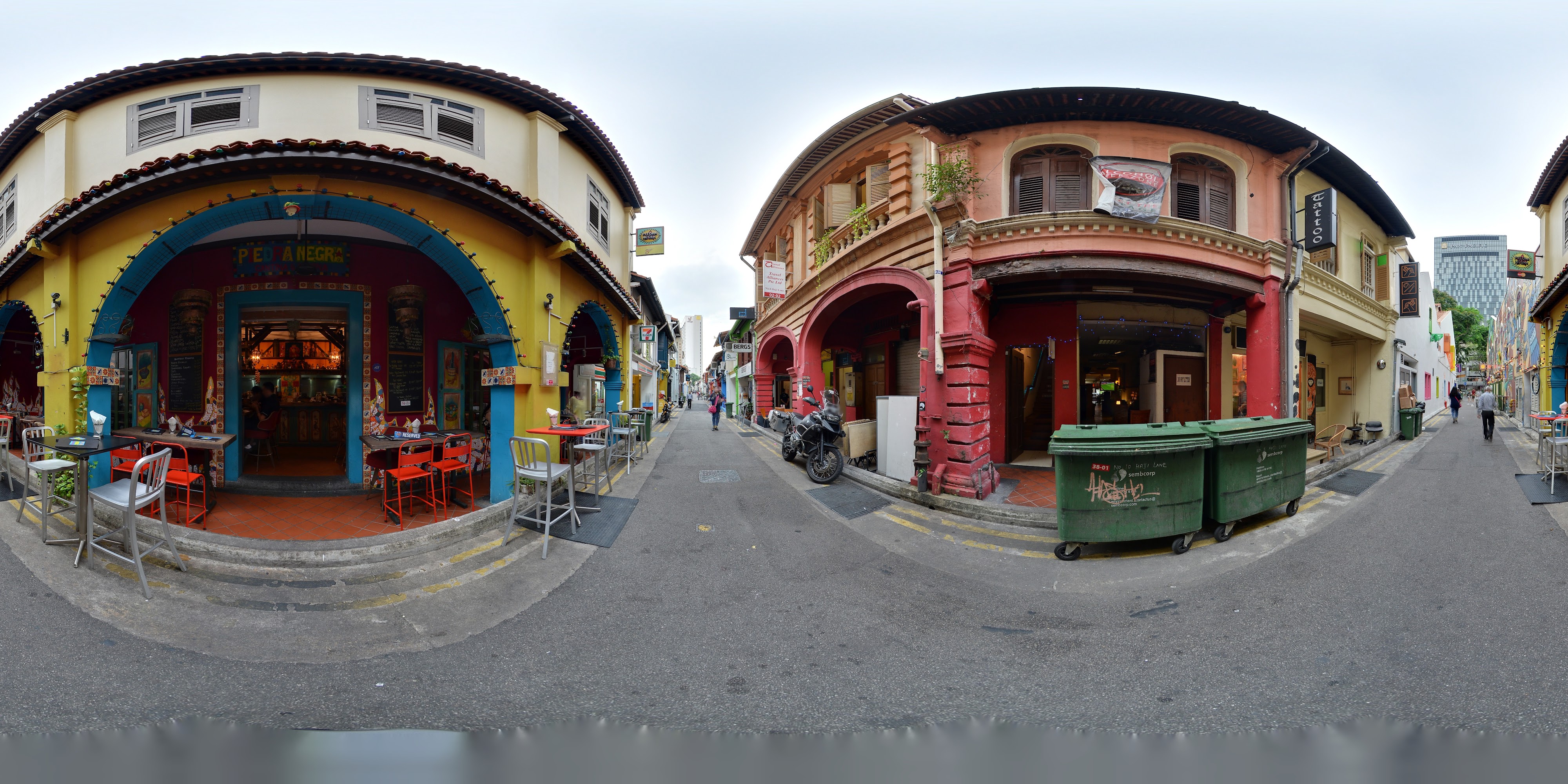 Vibrant Urban Street Scene