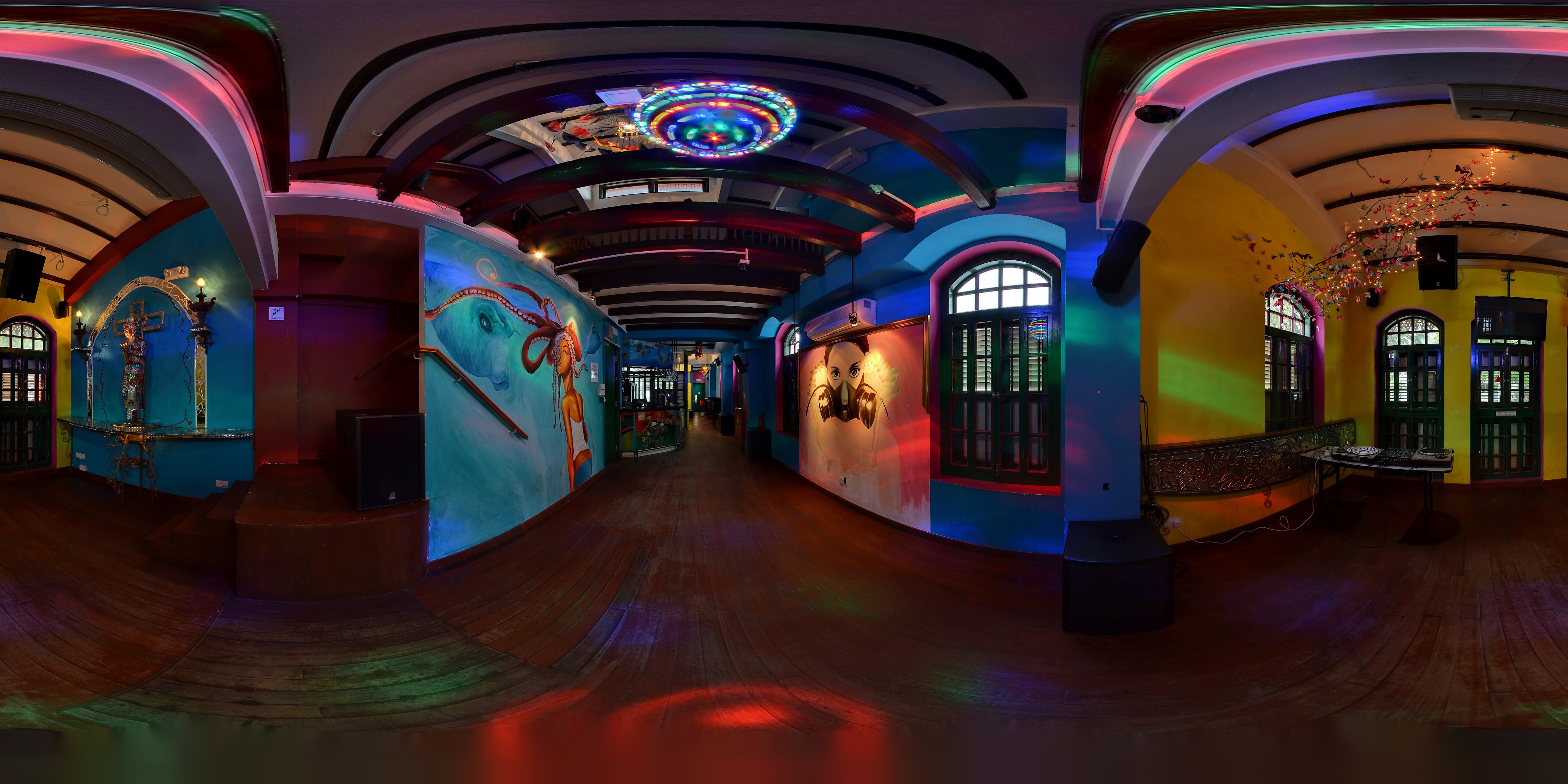 Vibrant Tunnel Art Passage